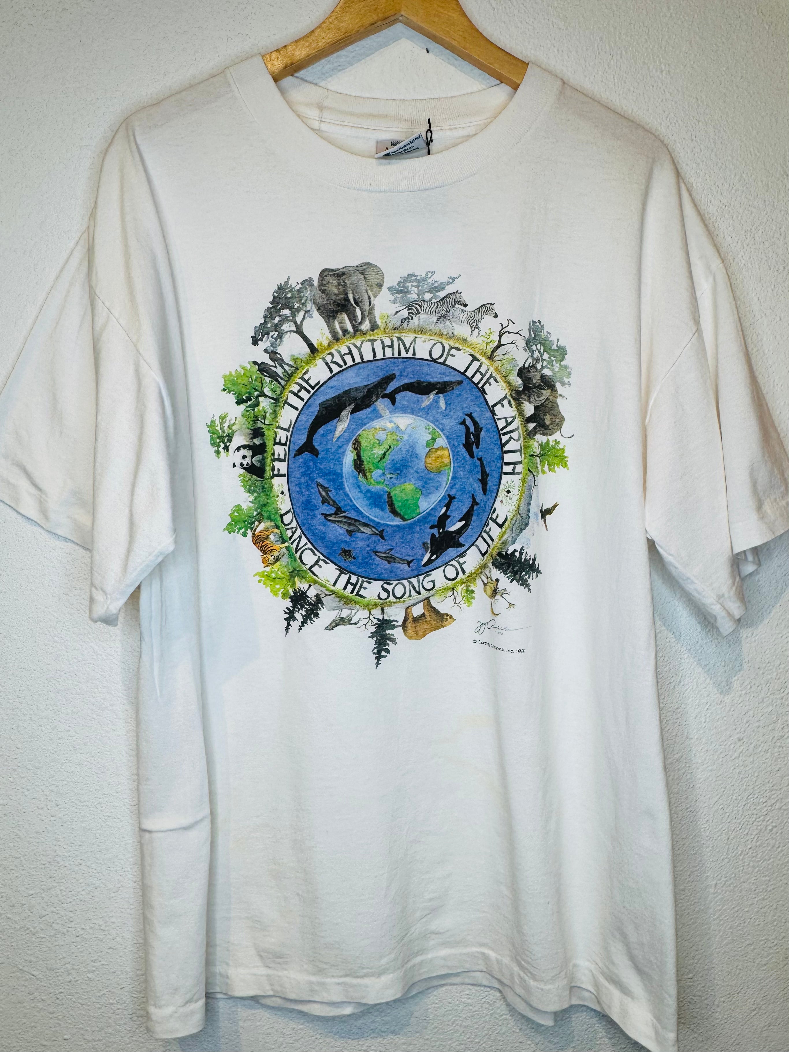 Earthly Concerns Vintage Tee - Burnout