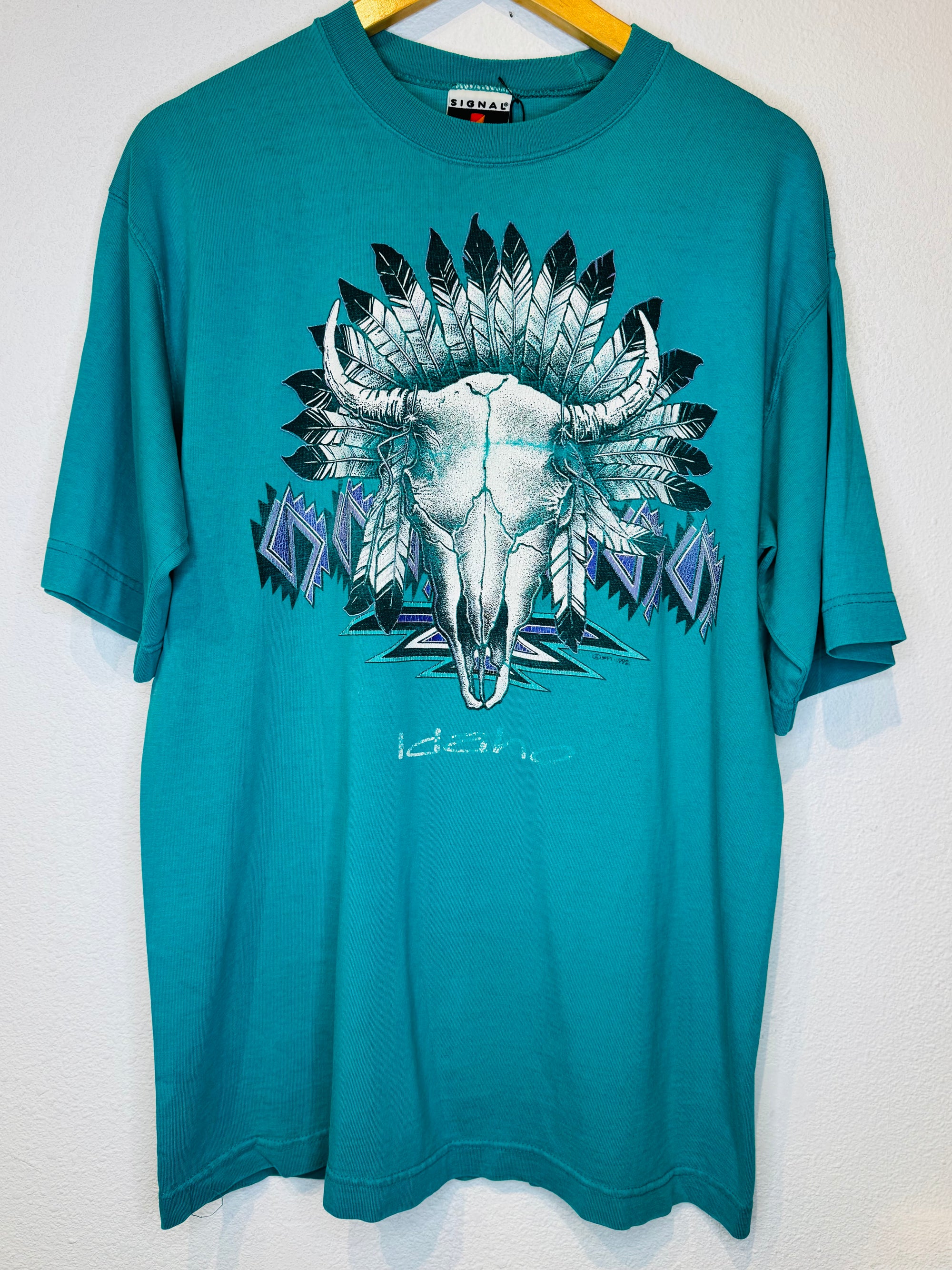 Idaho Skull Vintage Tee - Burnout