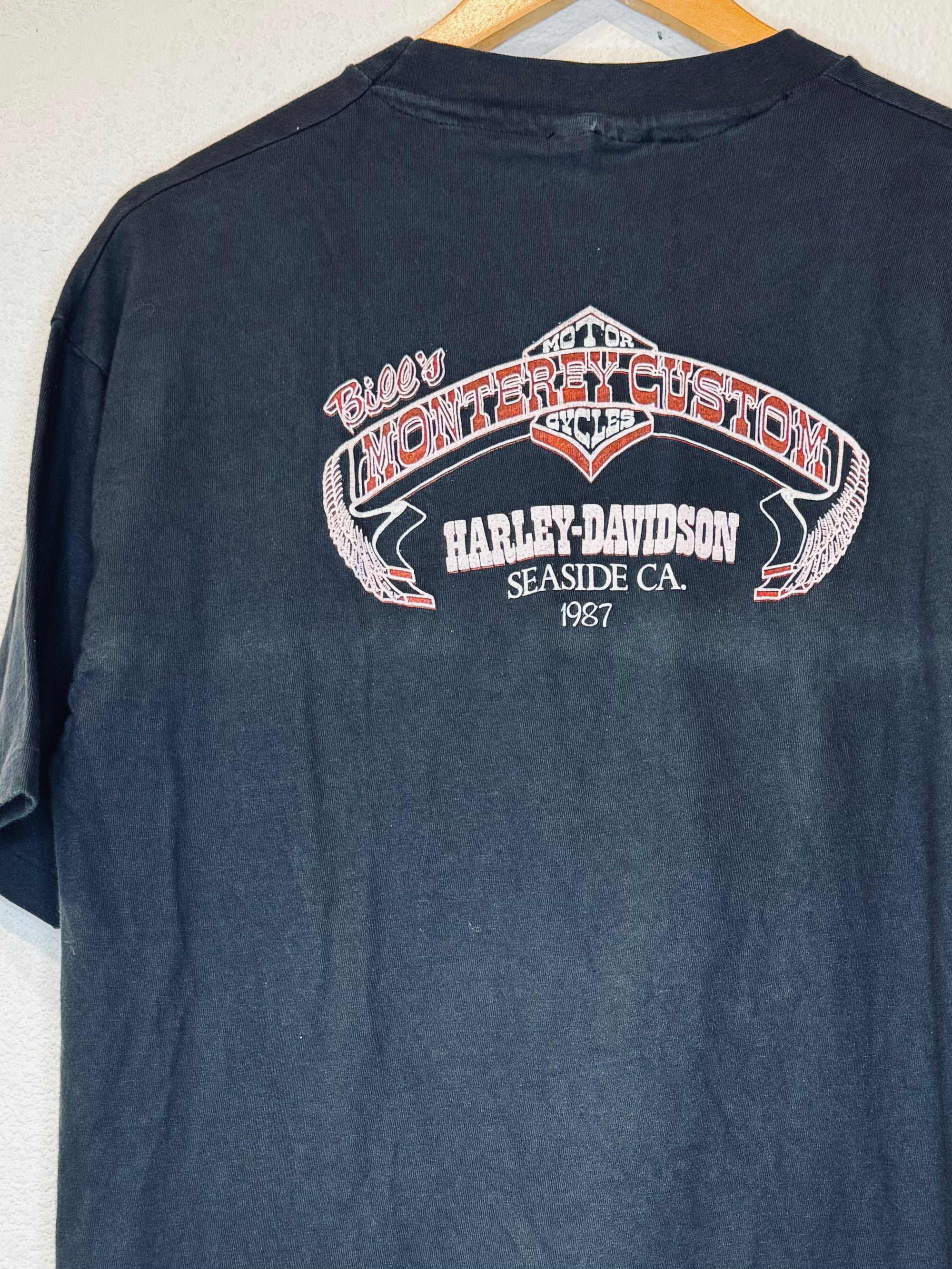 Seaside Harley Vintage Tee - Burnout