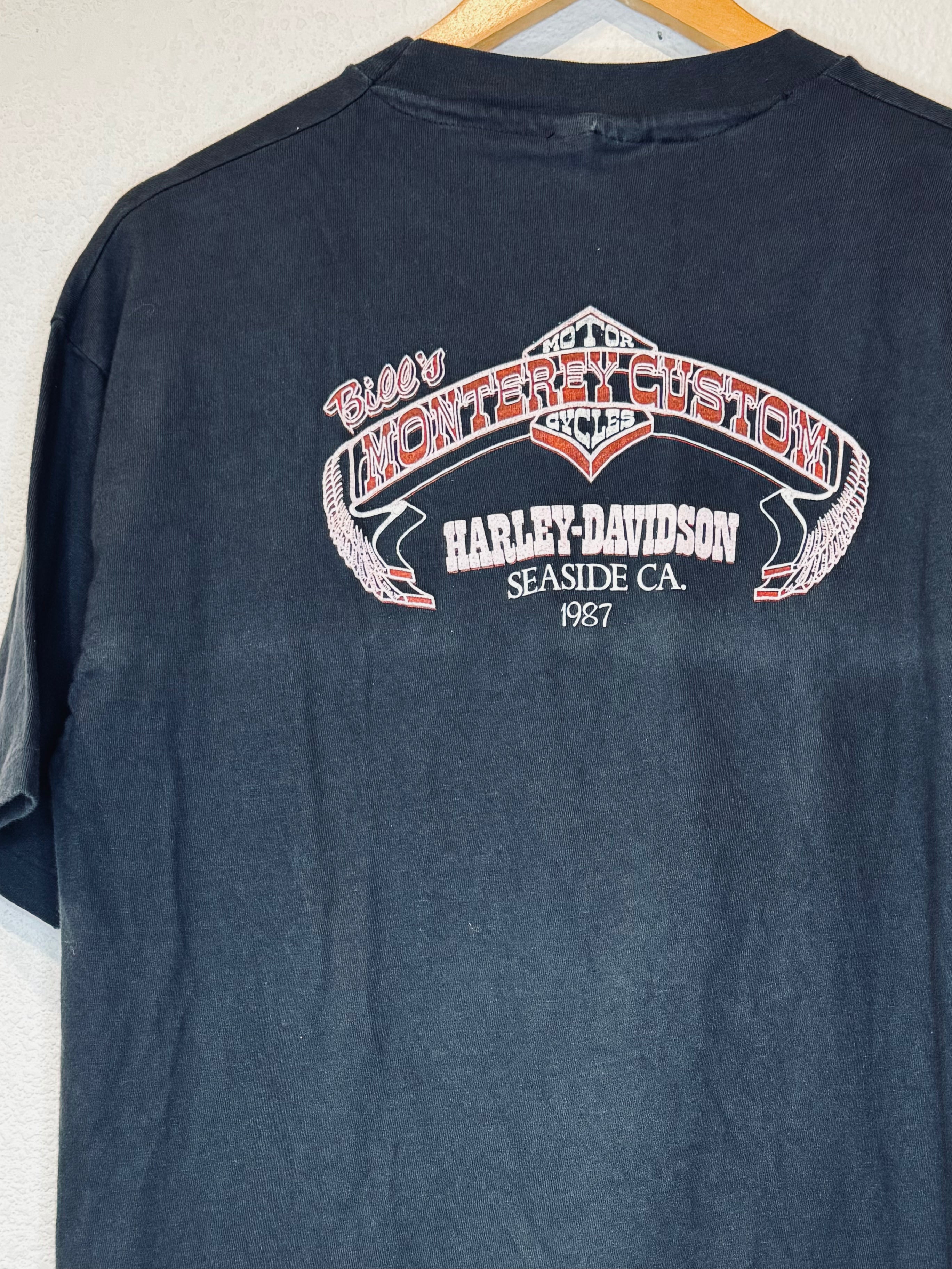 Seaside Harley Vintage Tee - Burnout