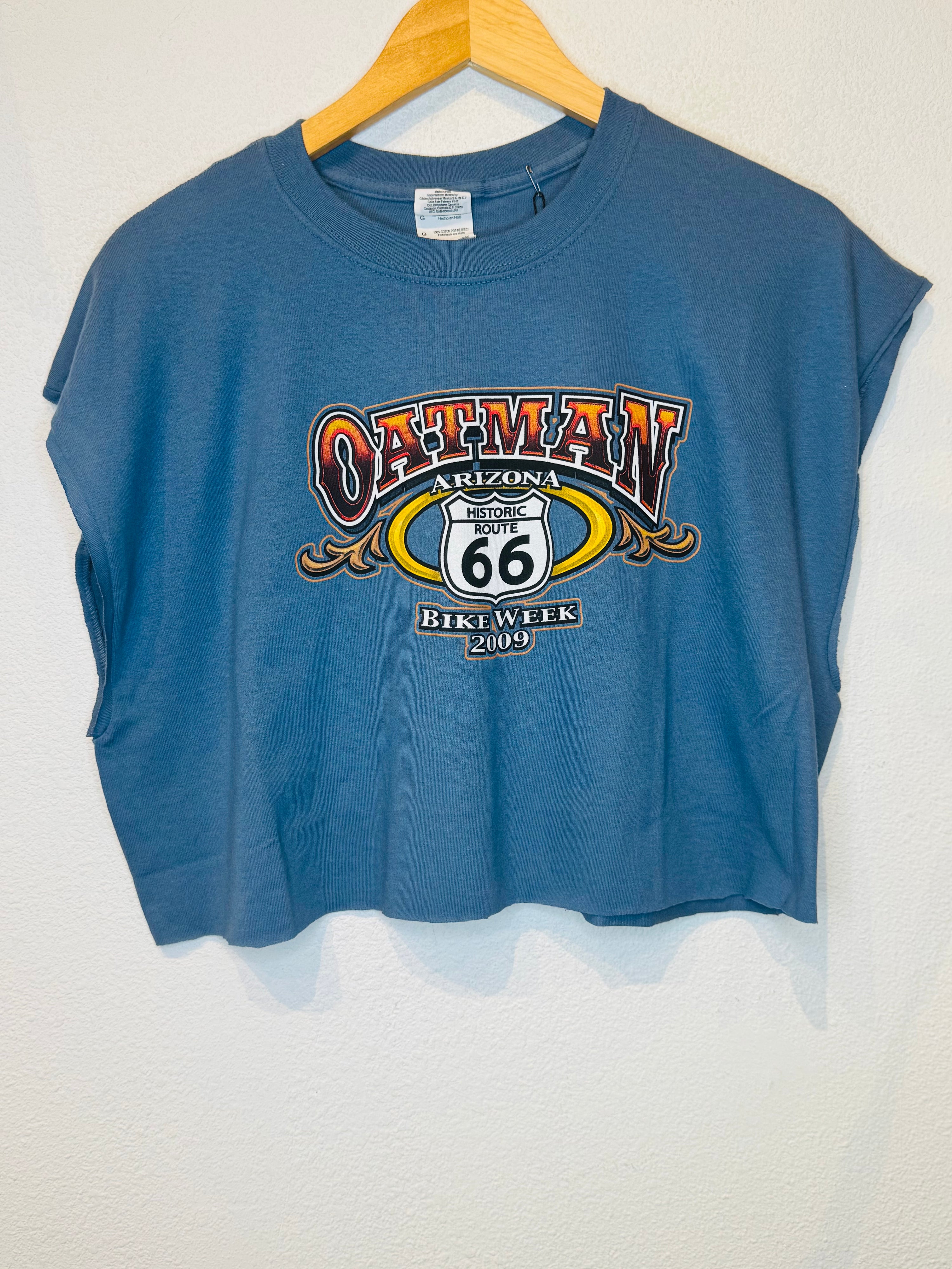 Oatman Bike Week Vintage Crop Tank