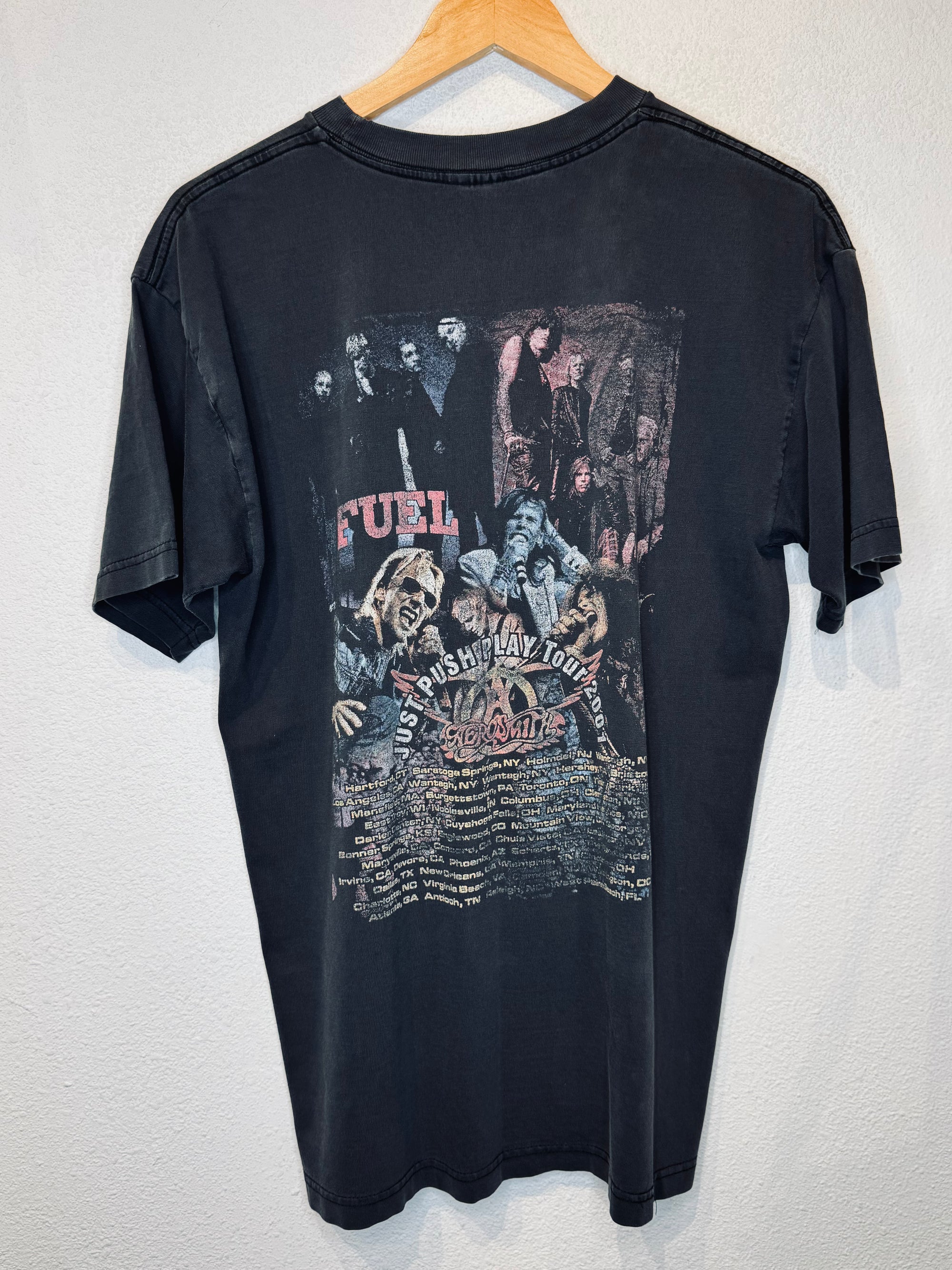 Aerosmith Push Play '01 Vintage Tee