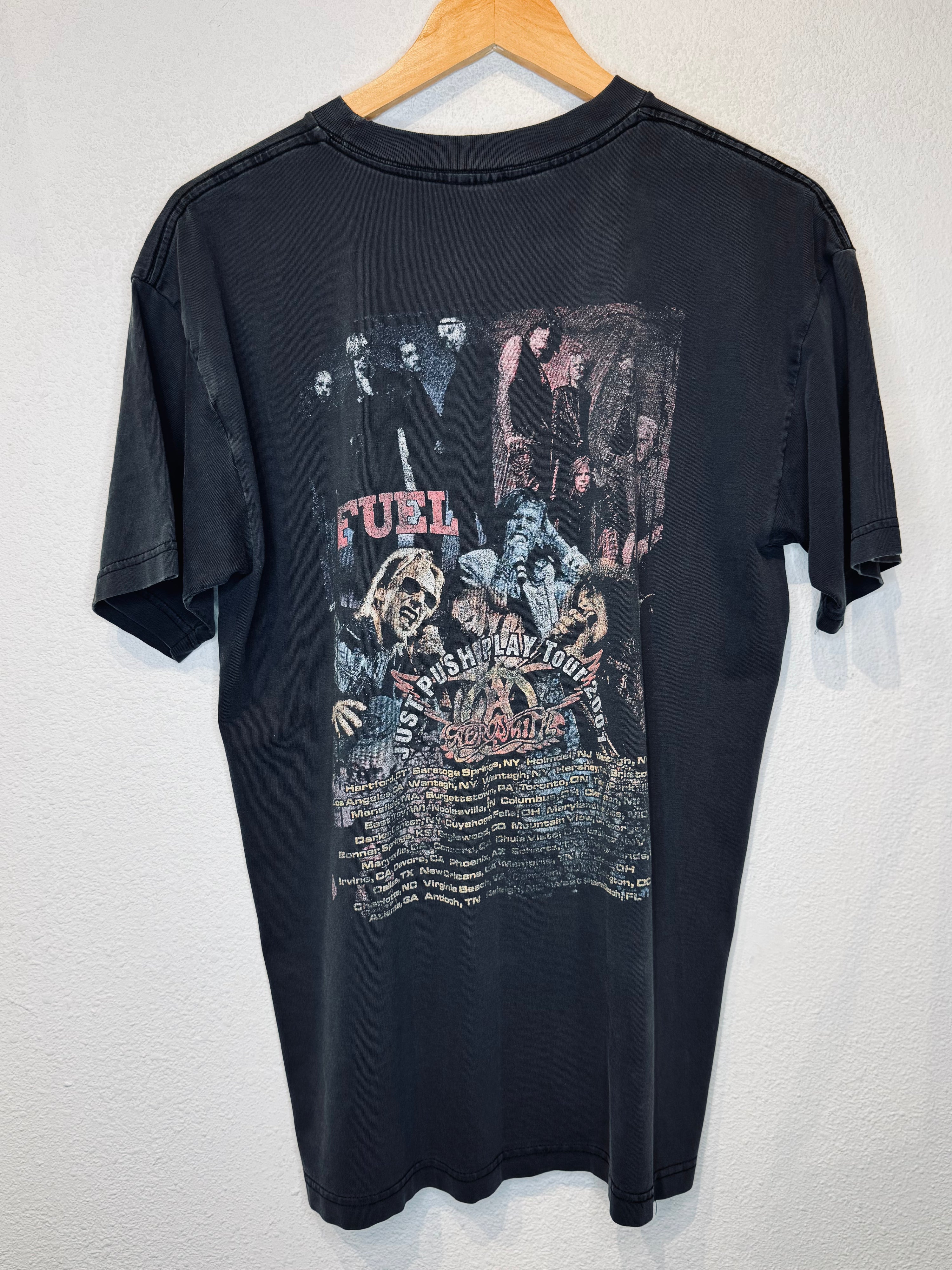 Aerosmith Push Play '01 Vintage Tee