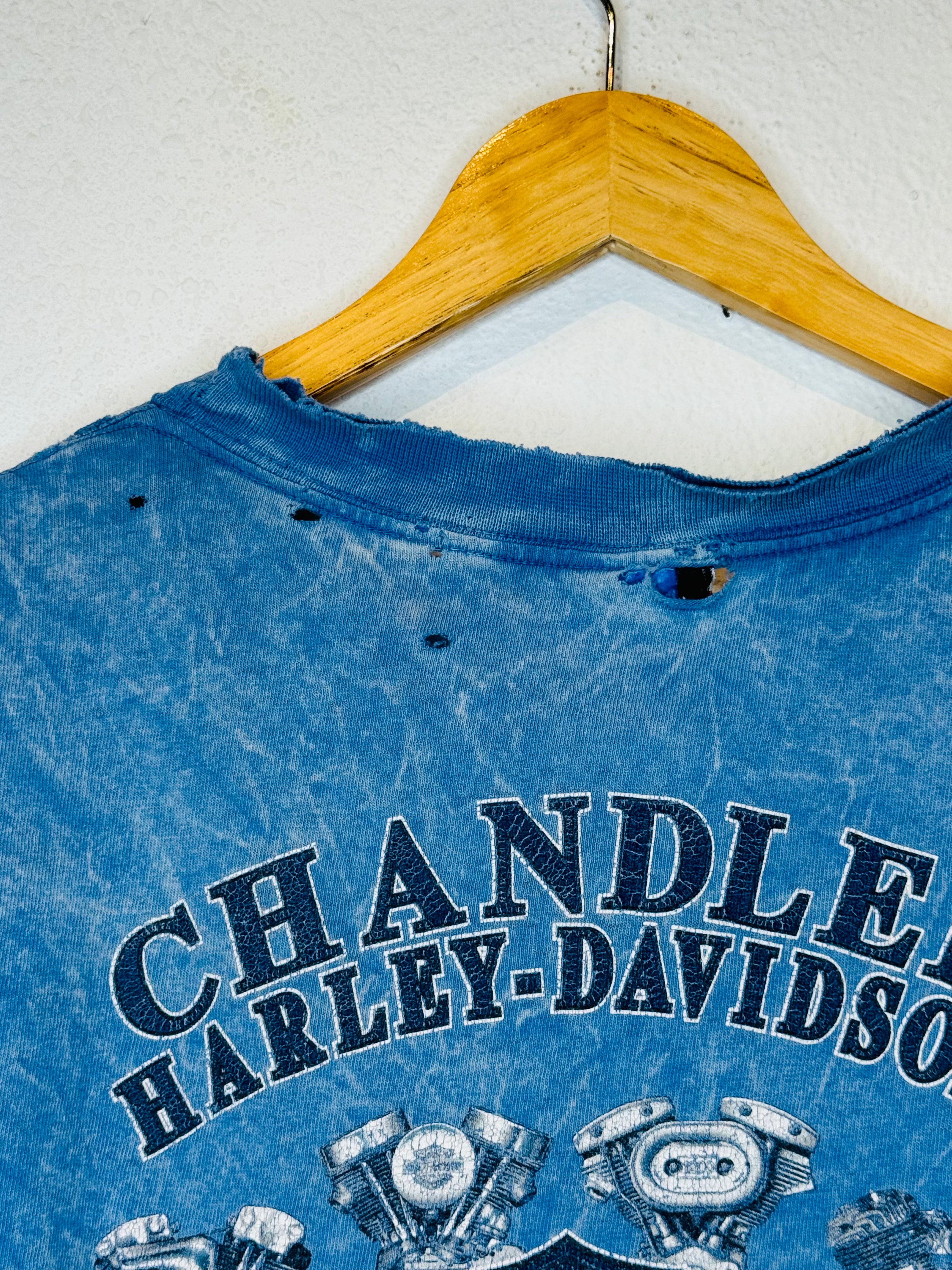 Chandler Harley Vintage Crop Tank - Burnout