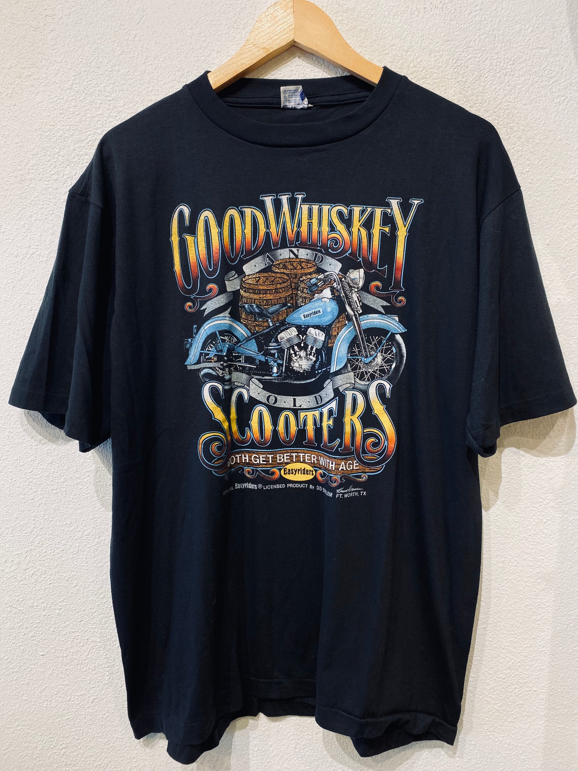 Whiskey Scooters Easyriders Vintage Tee