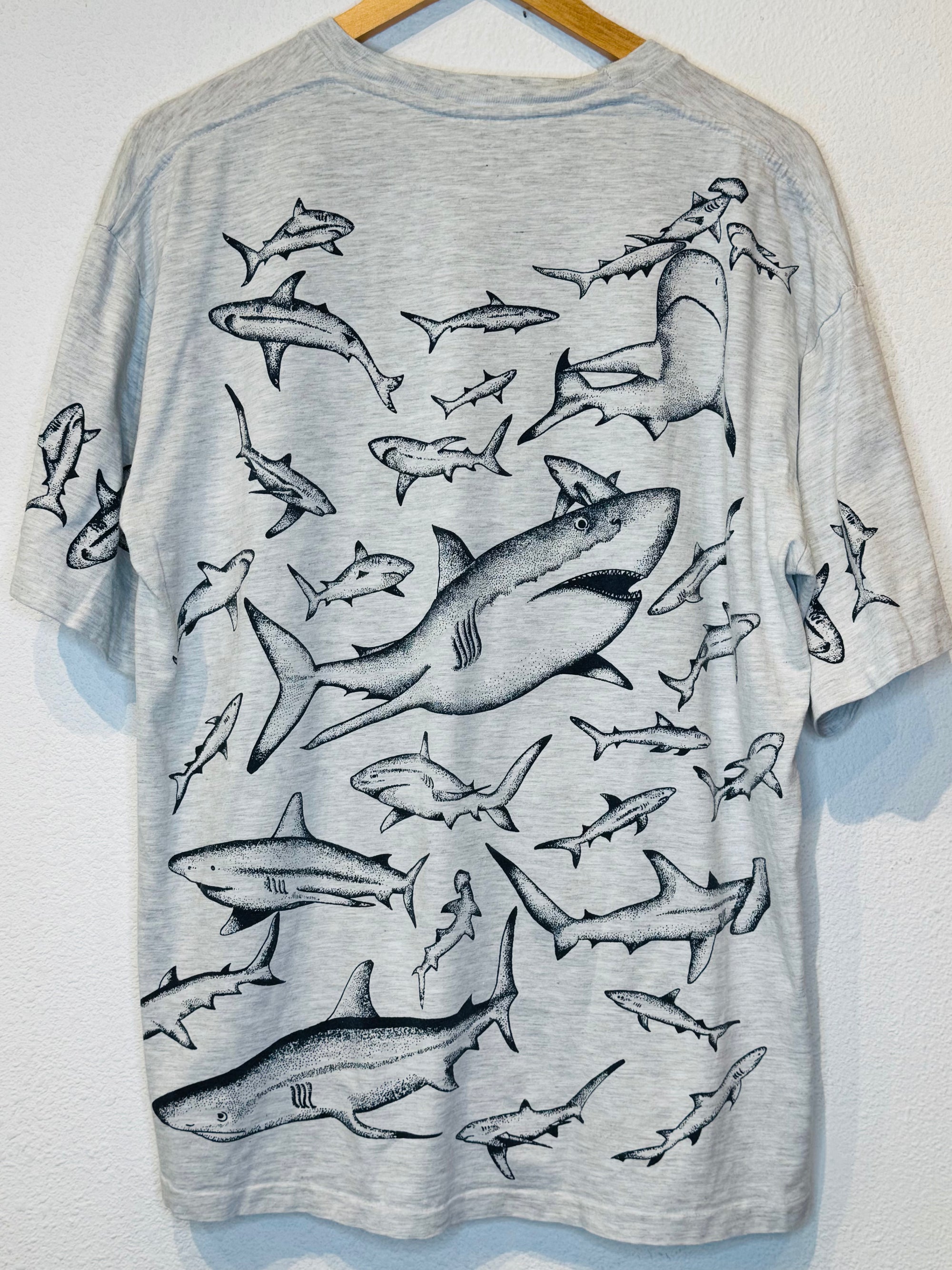 Cancun Shark Vintage Tee - Burnout