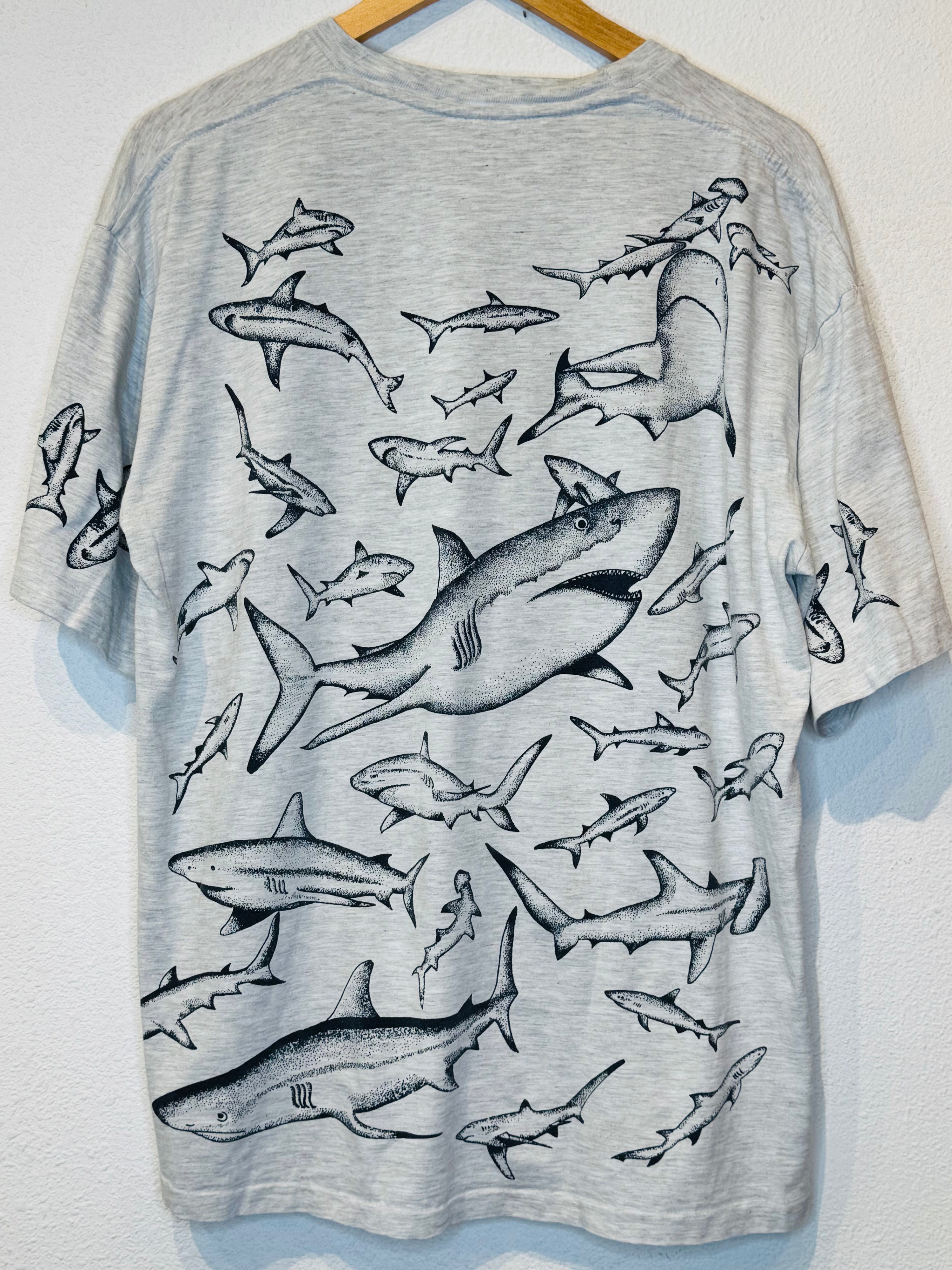 Cancun Shark Vintage Tee - Burnout