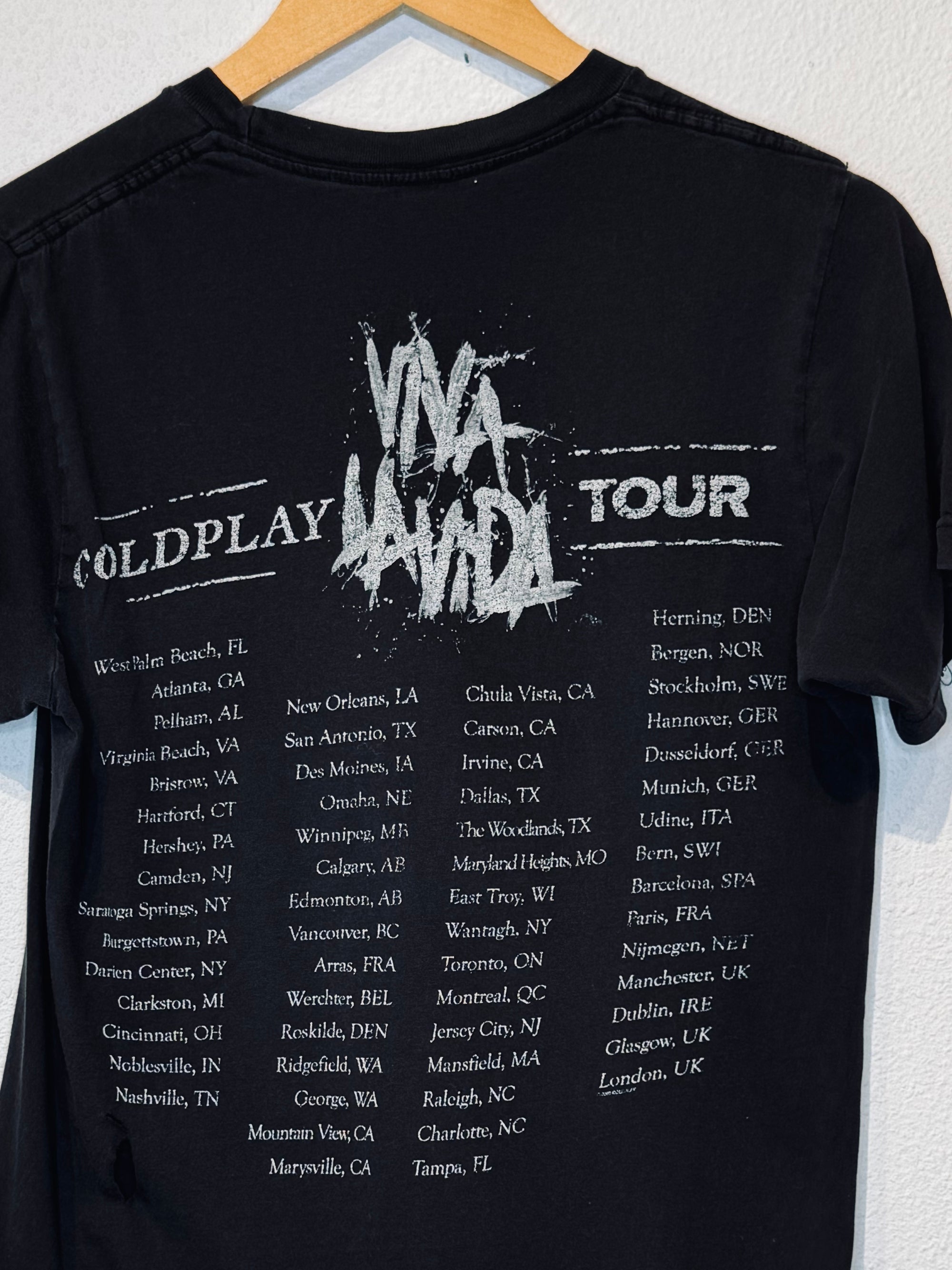 Coldplay Viva Vintage Tee - Burnout