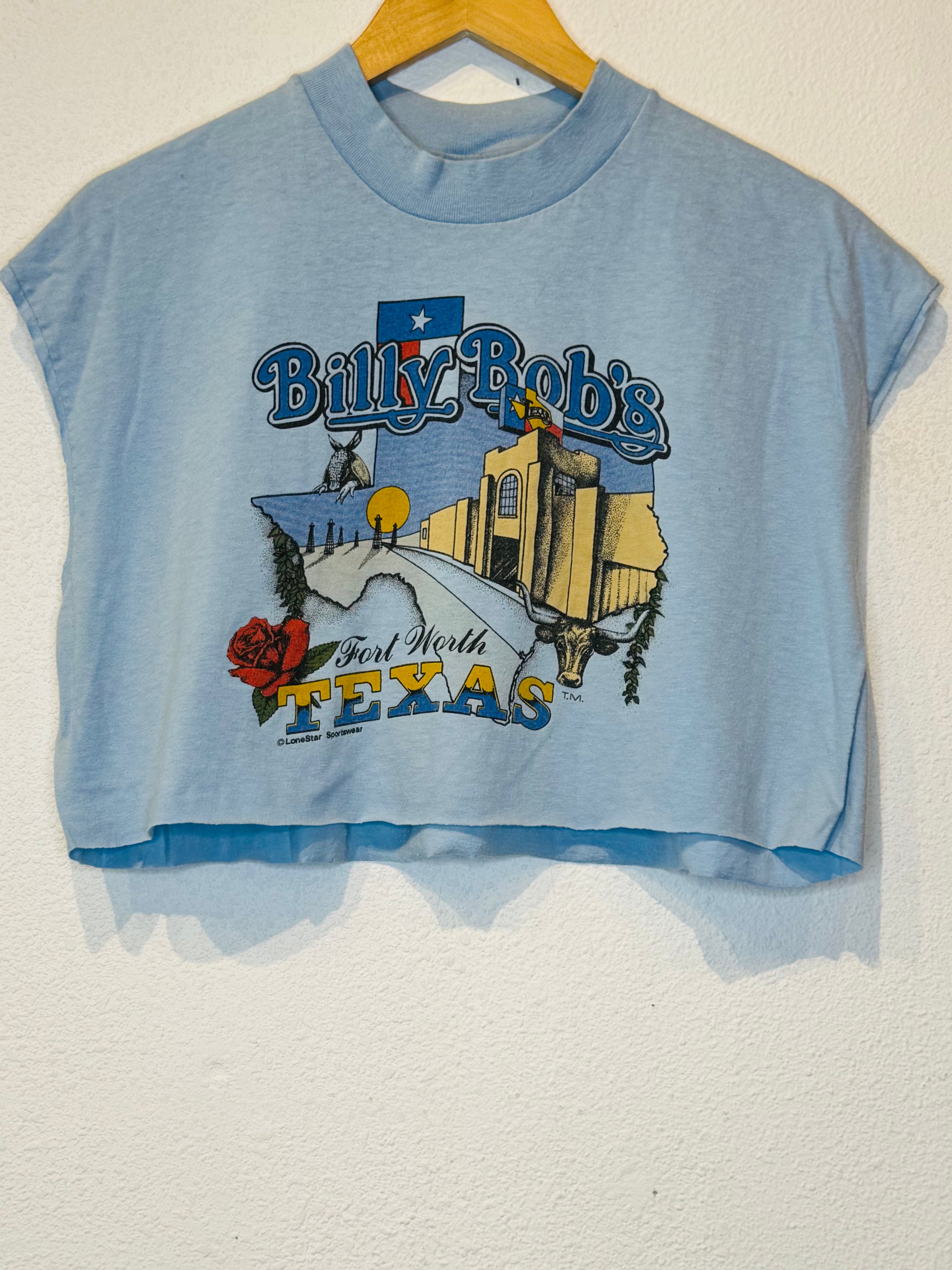 Billy Bobs Vintage Crop Tank - Burnout