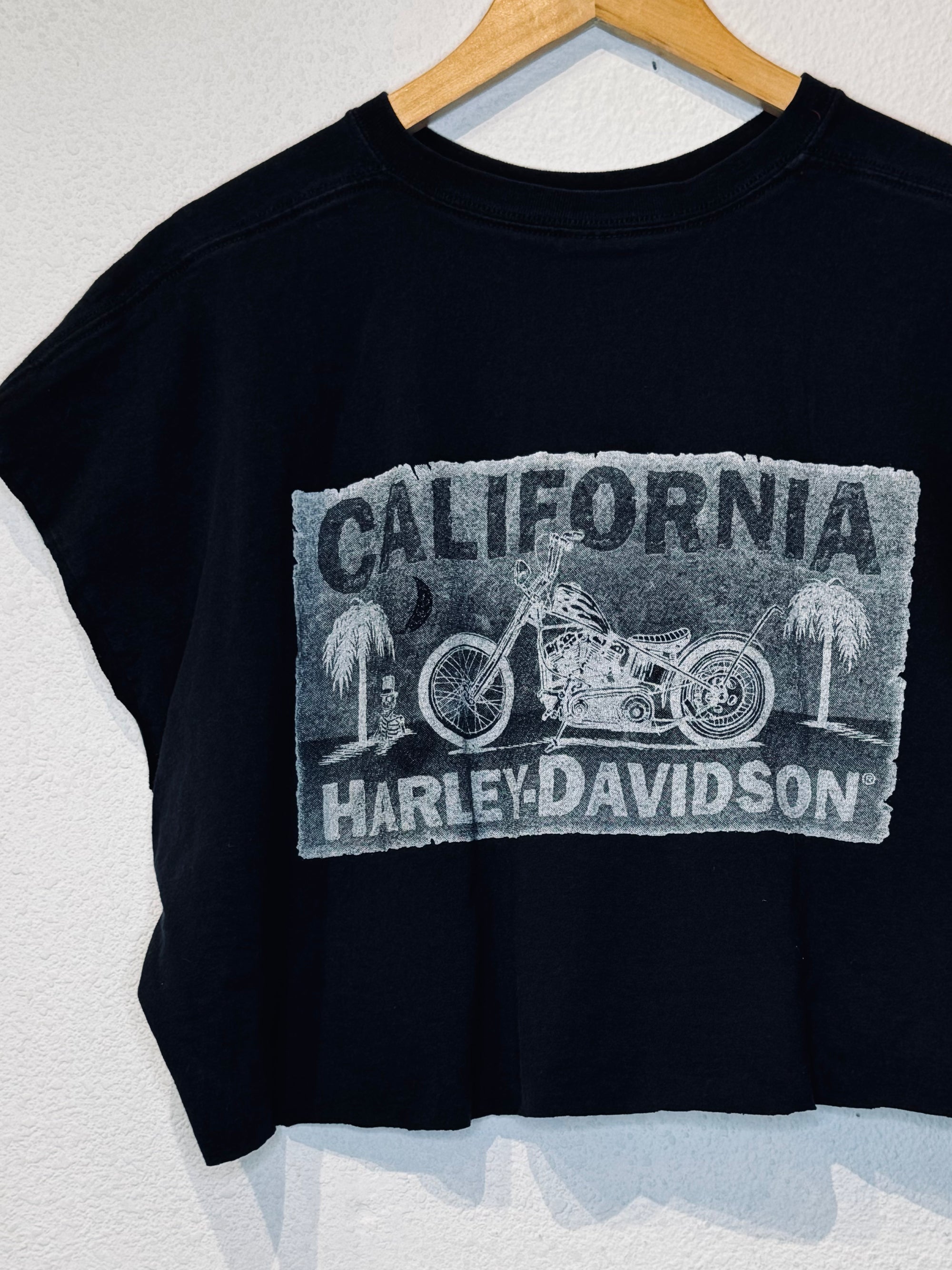 Revolution Harley Vintage Crop Tank - Burnout