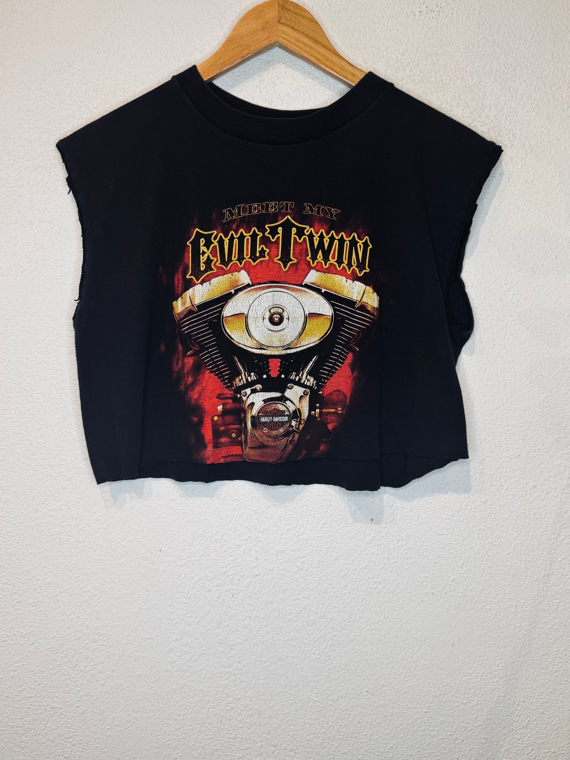 Evil Twin Harley Vintage Crop Tank
