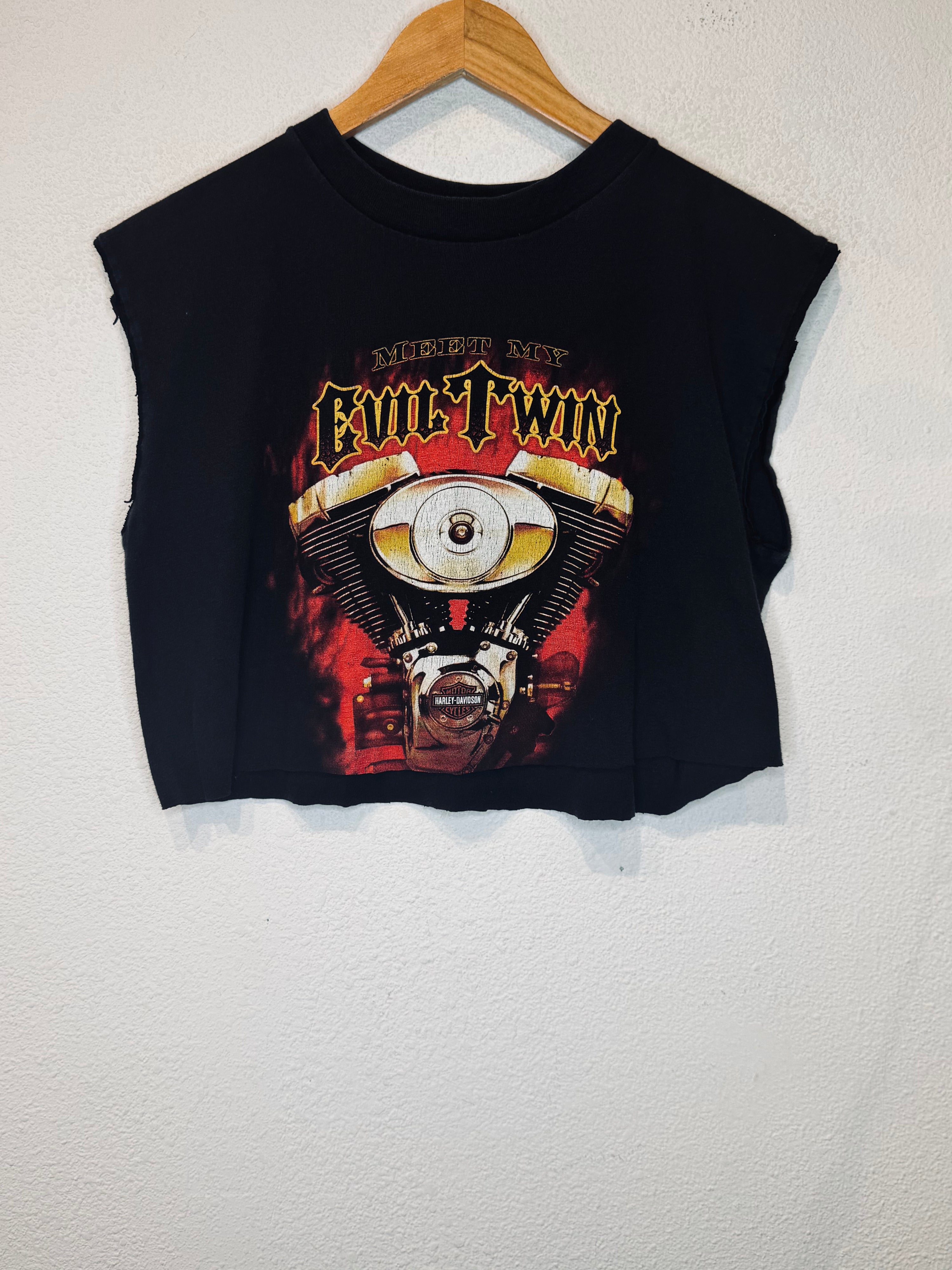 Evil Twin Harley Vintage Crop Tank