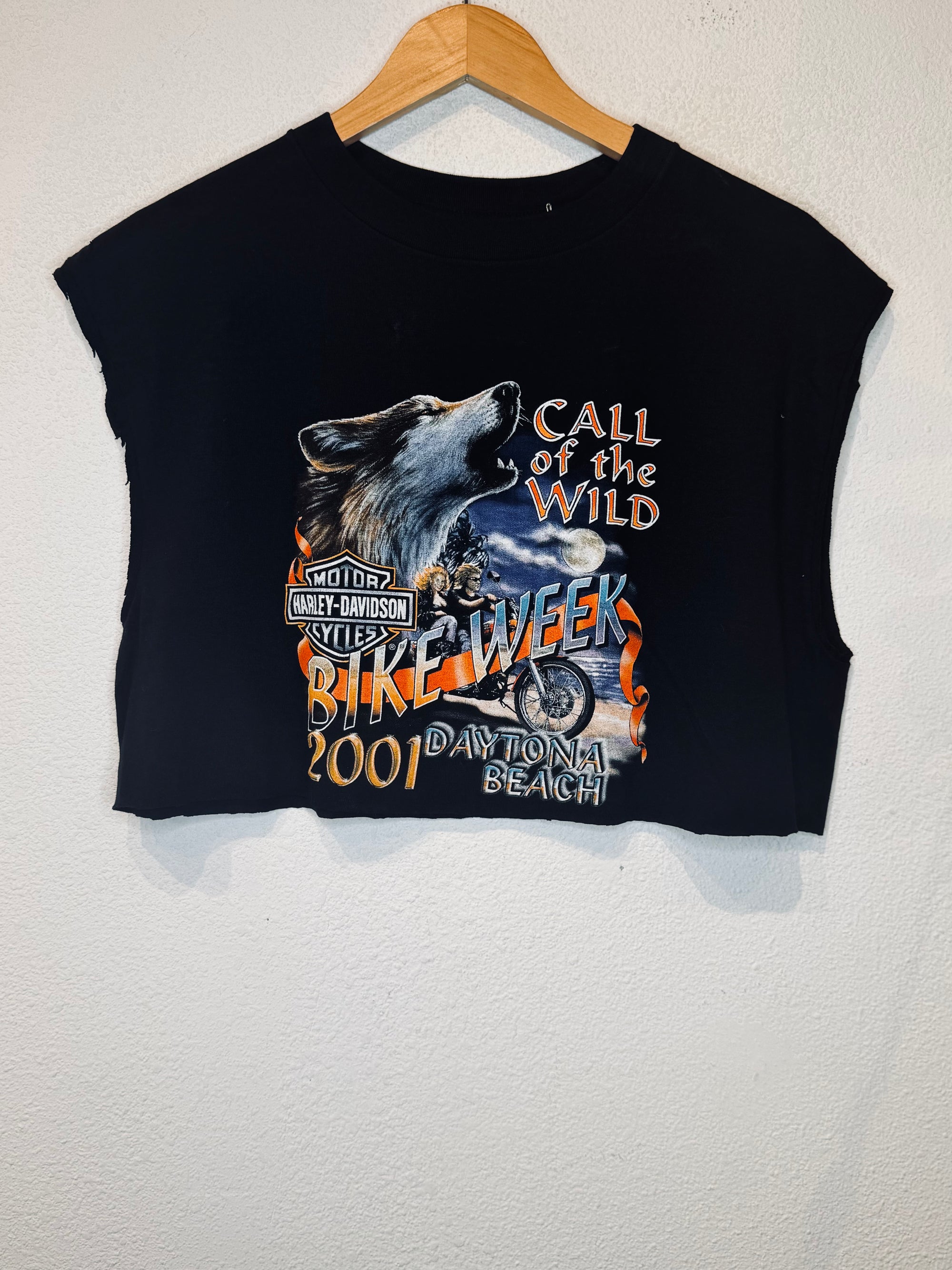 Call of the Wild Harley Vintage Crop Tank