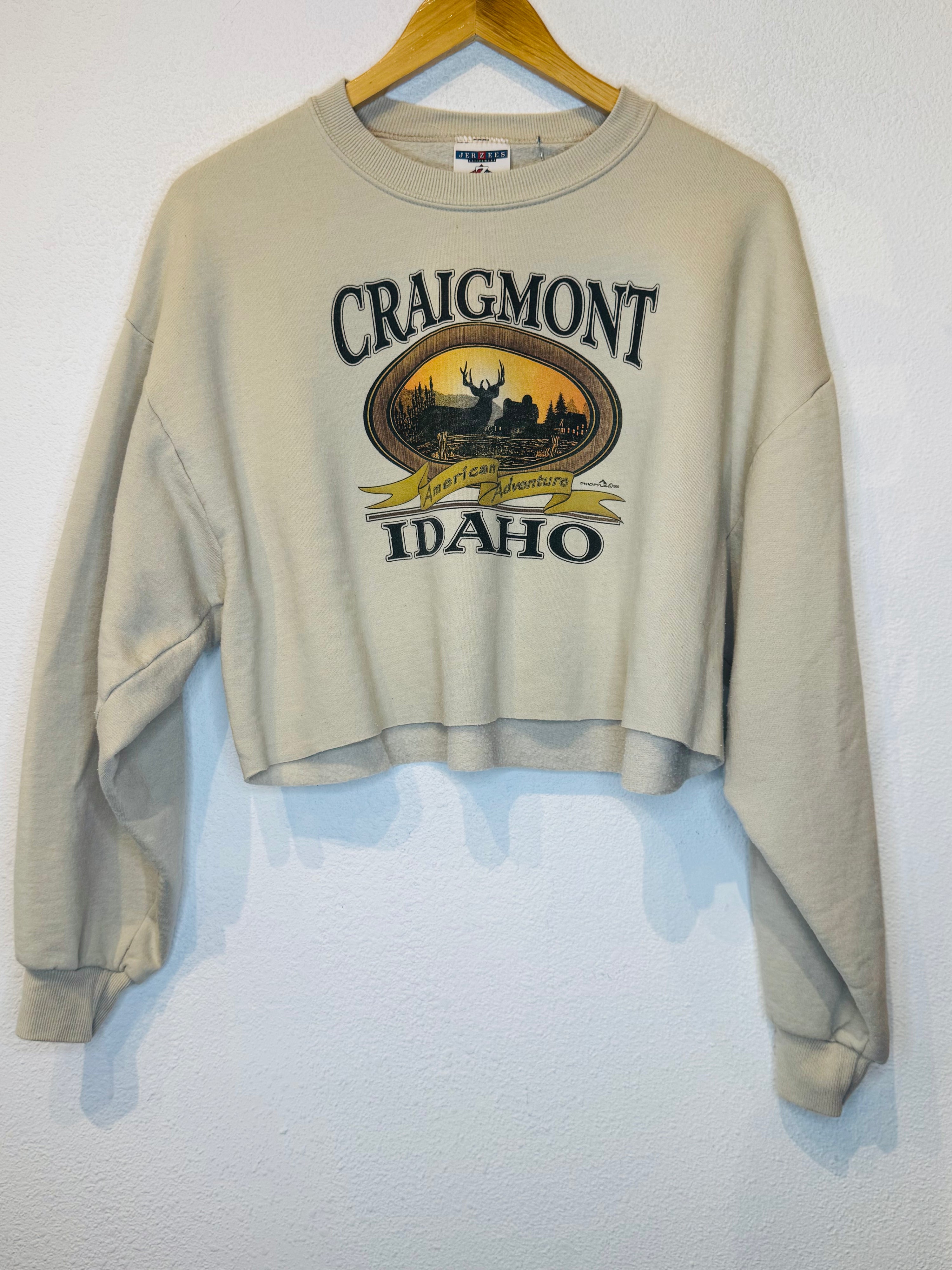 Idaho Vintage Crop Crewneck