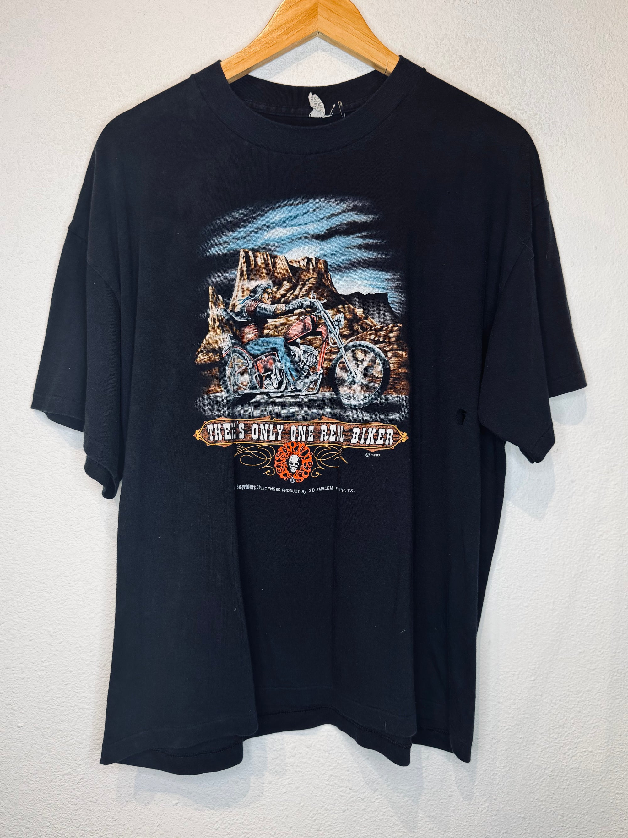 One Real Biker Easyriders '87 Vintage Tee
