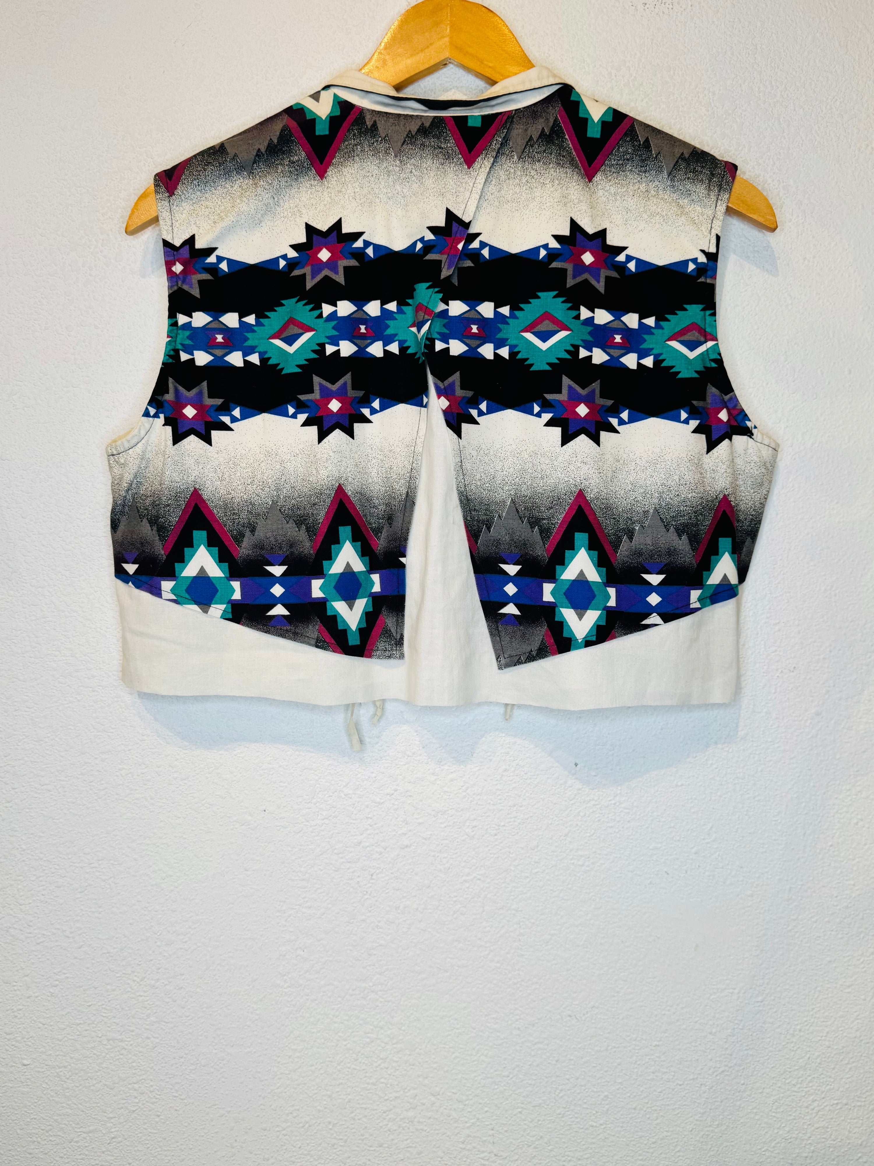 Western Button Up Vintage Crop Tank