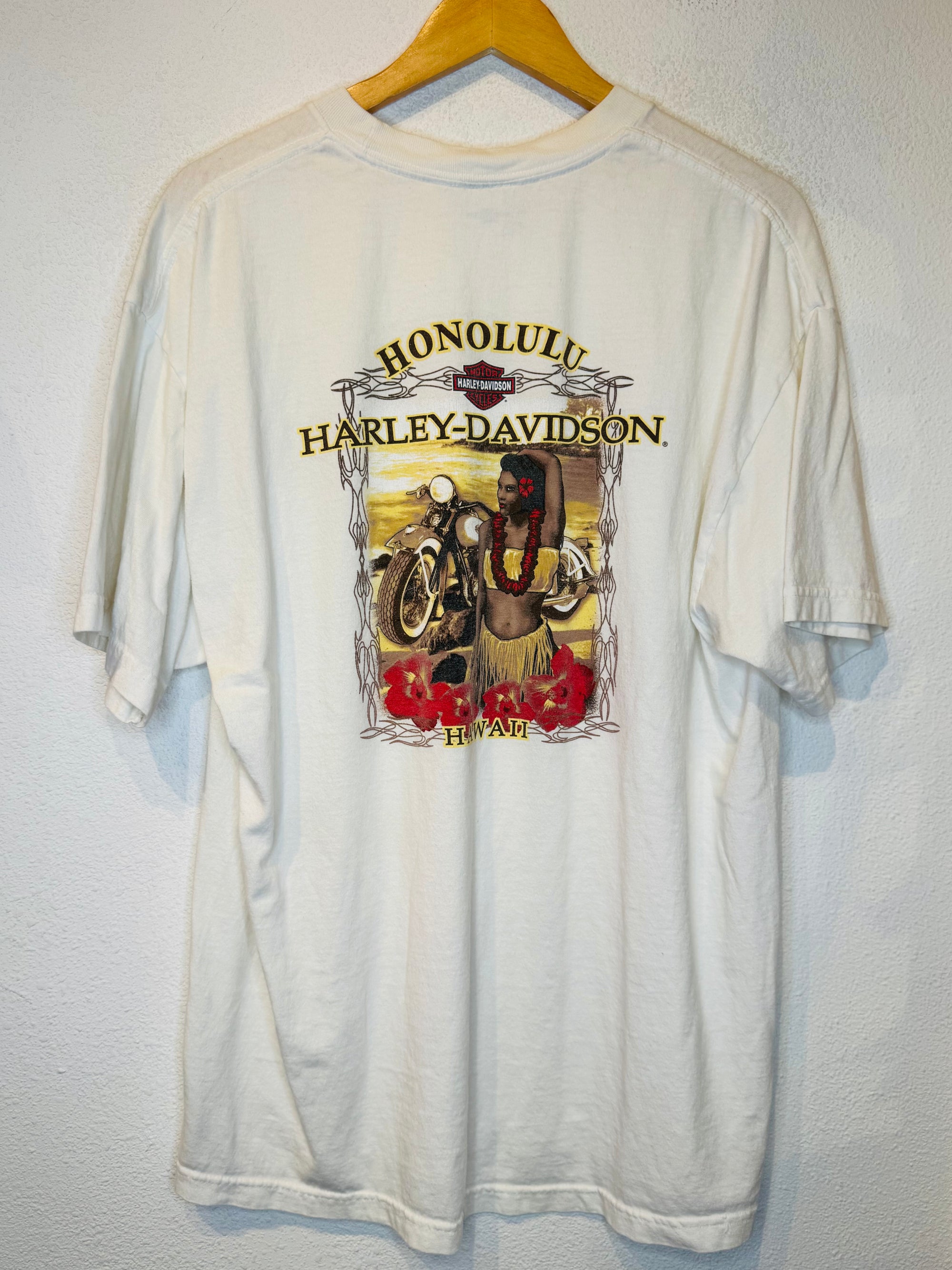 Honolulu Harley Vintage Tee
