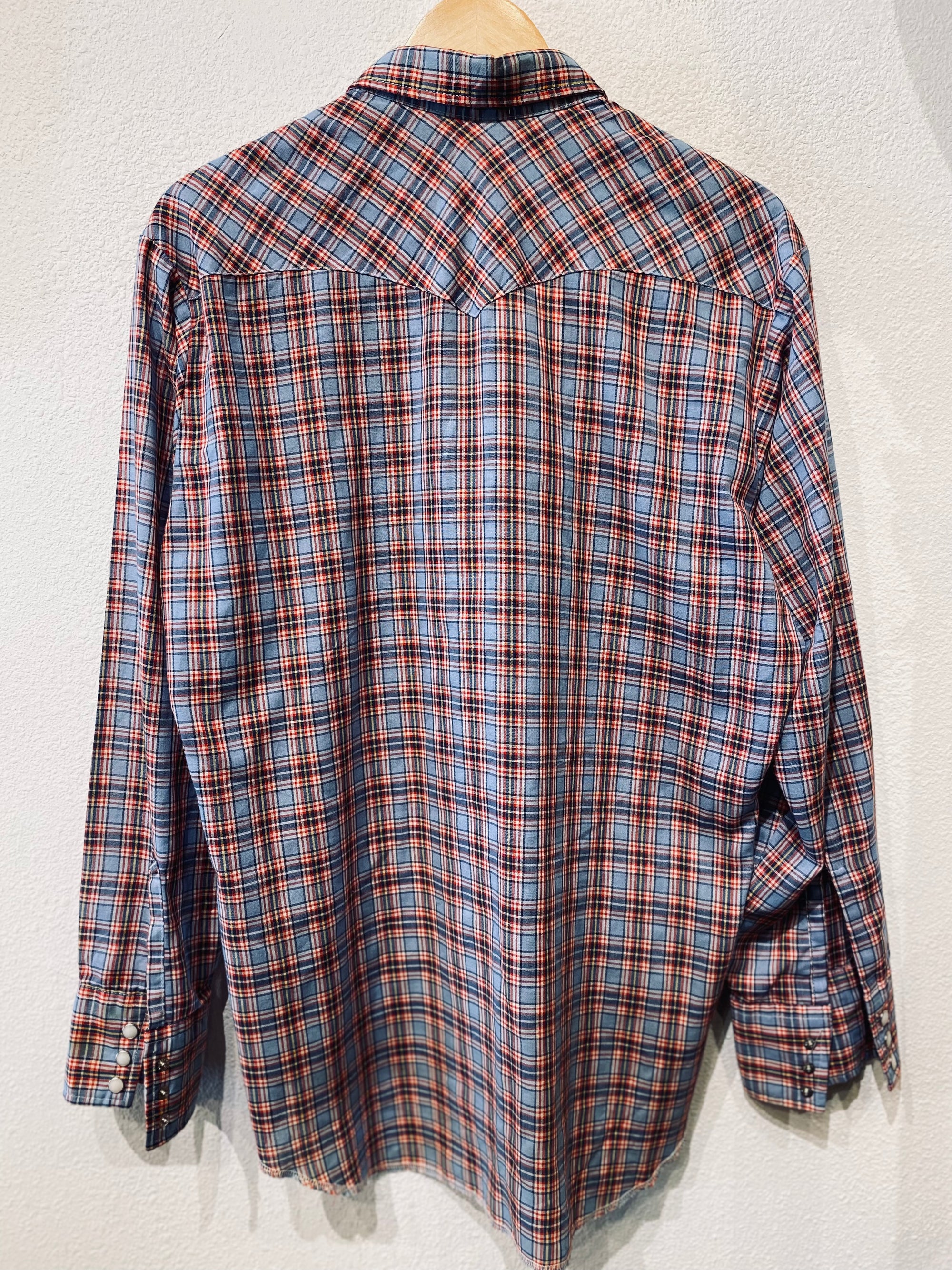 Wrangler Red Vintage Pearl Snap