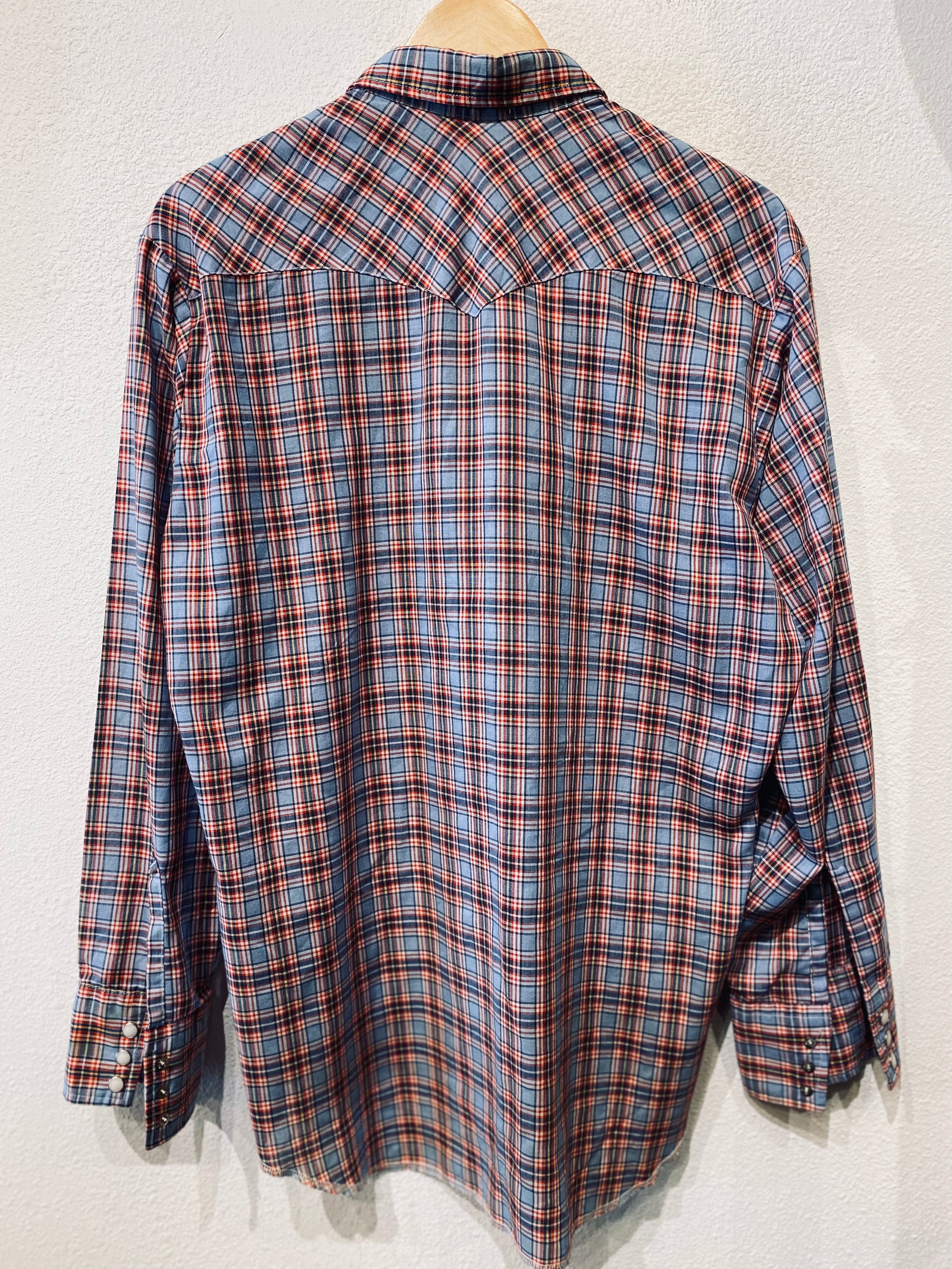 Wrangler Red Vintage Pearl Snap