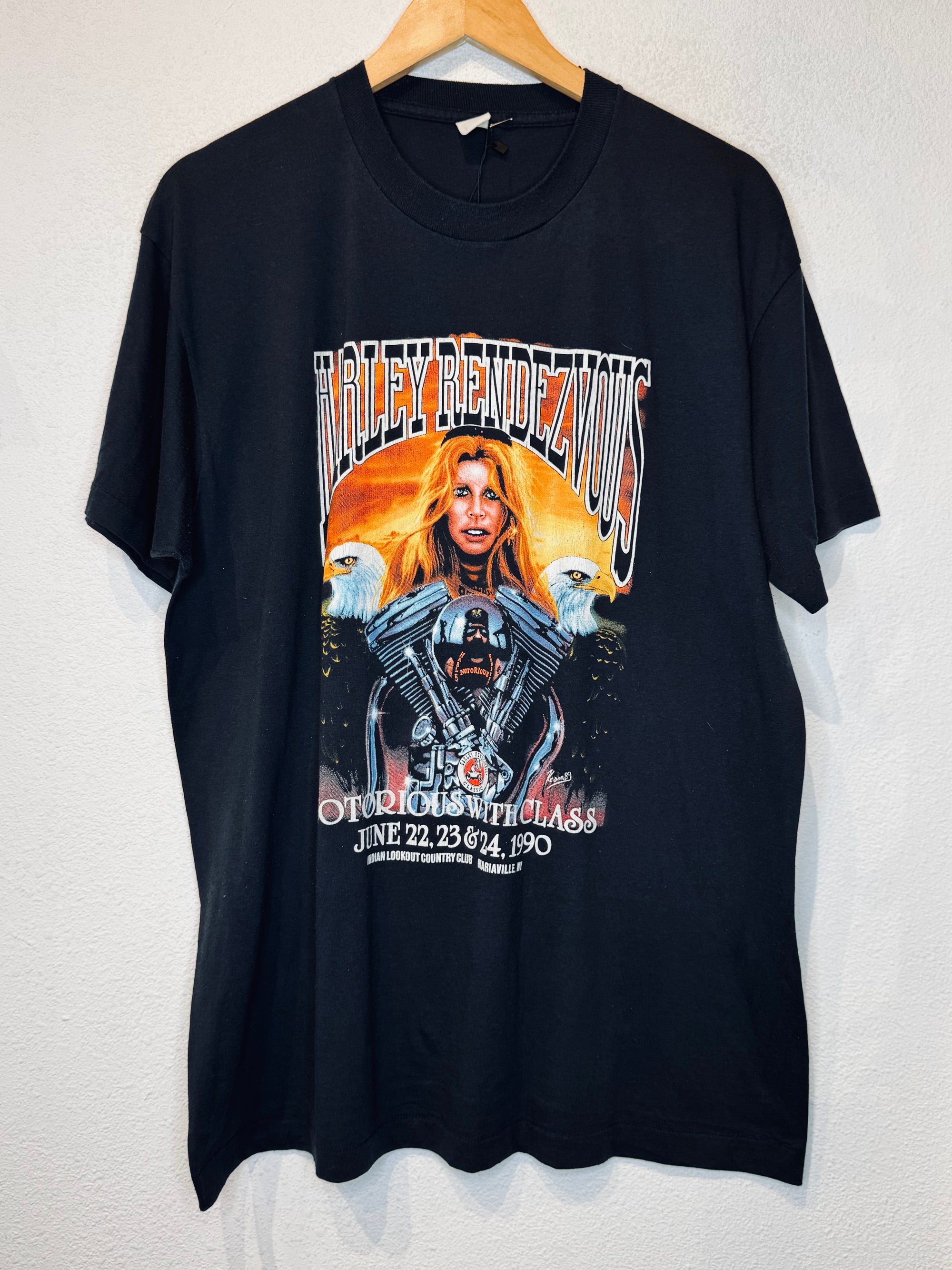 Harley Rendezvous Vintage Tee