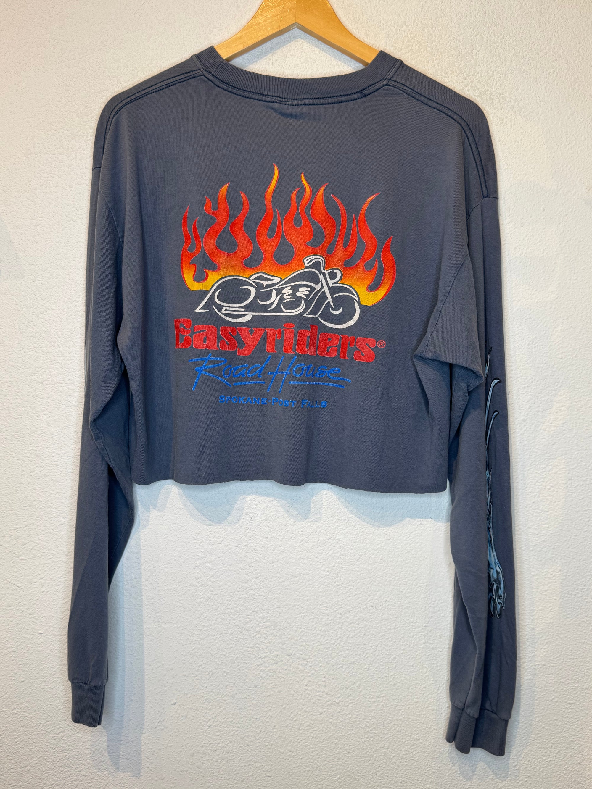 Easyriders Vintage Crop Long Sleeve