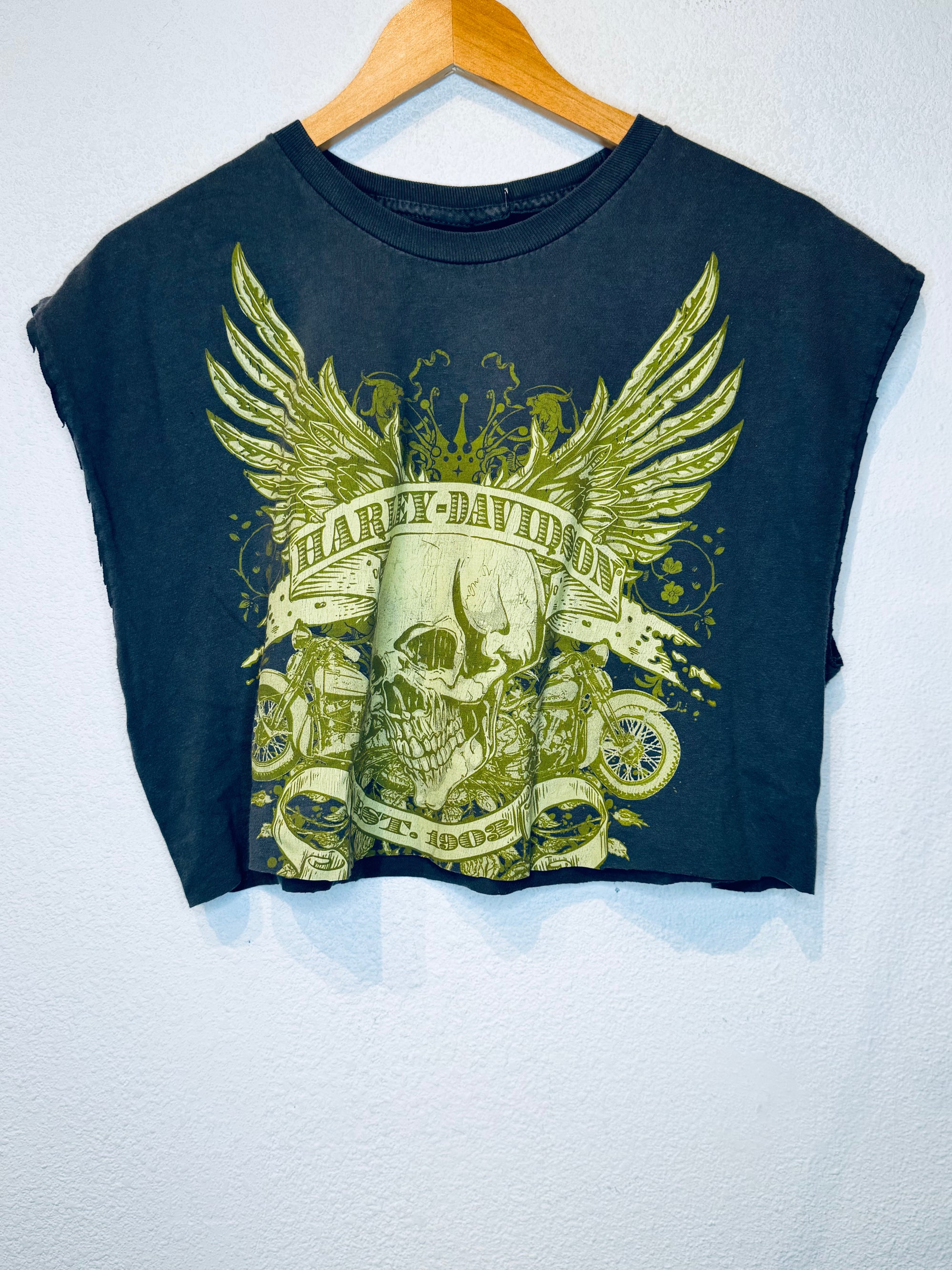 Suburban Harley Vintage Crop Tank