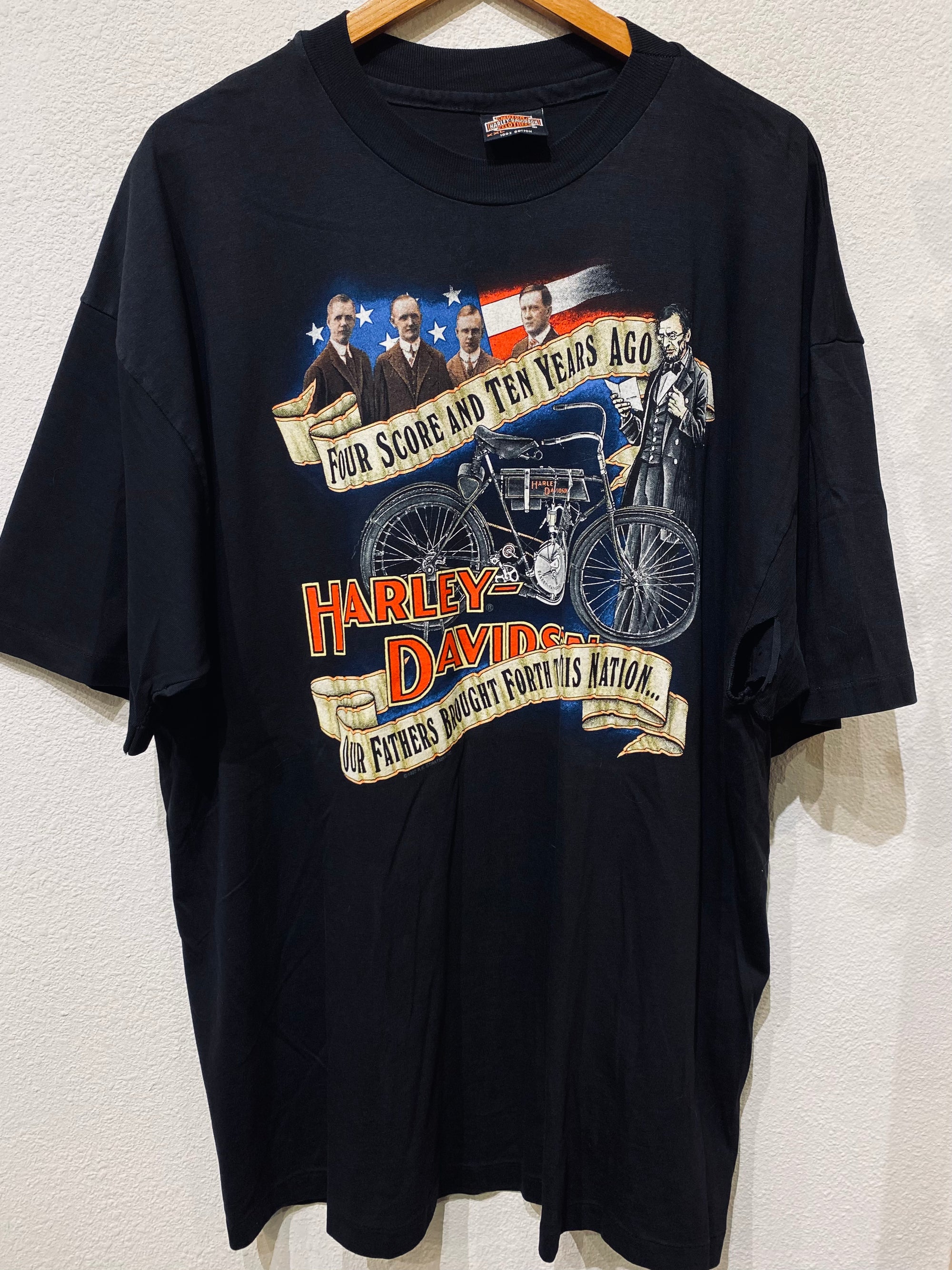 Four Score Harley Vintage Tee