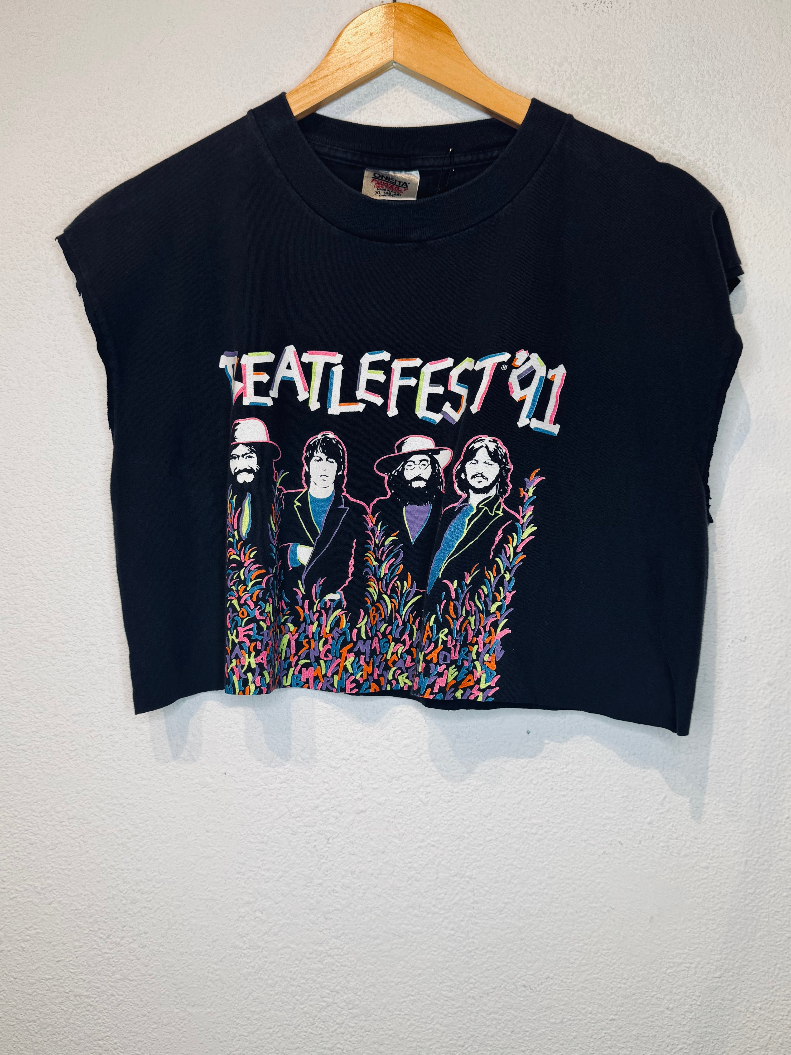 Beatlefest '91 Vintage Crop Tank