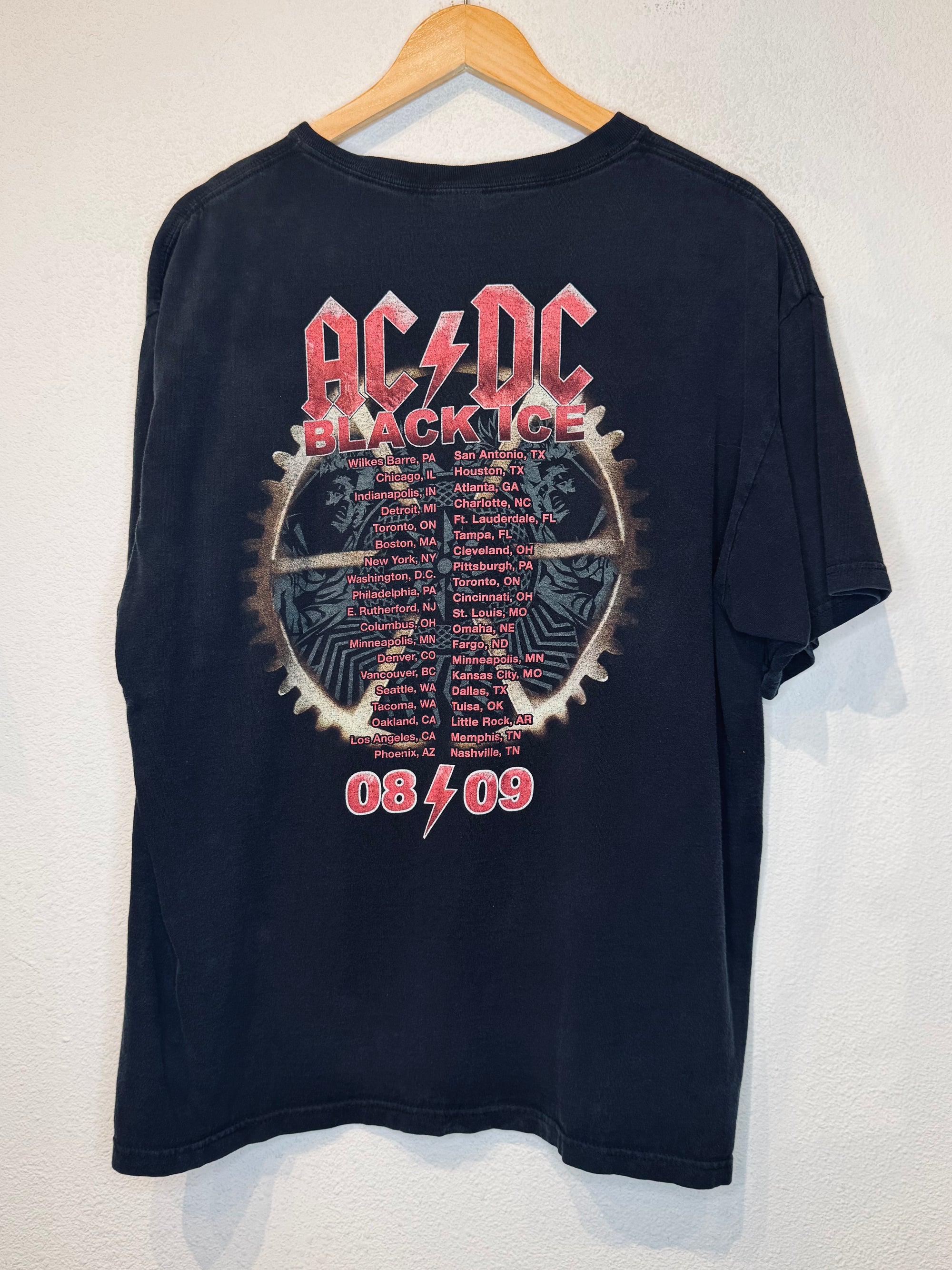 ACDC Black Ice Vintage Tee
