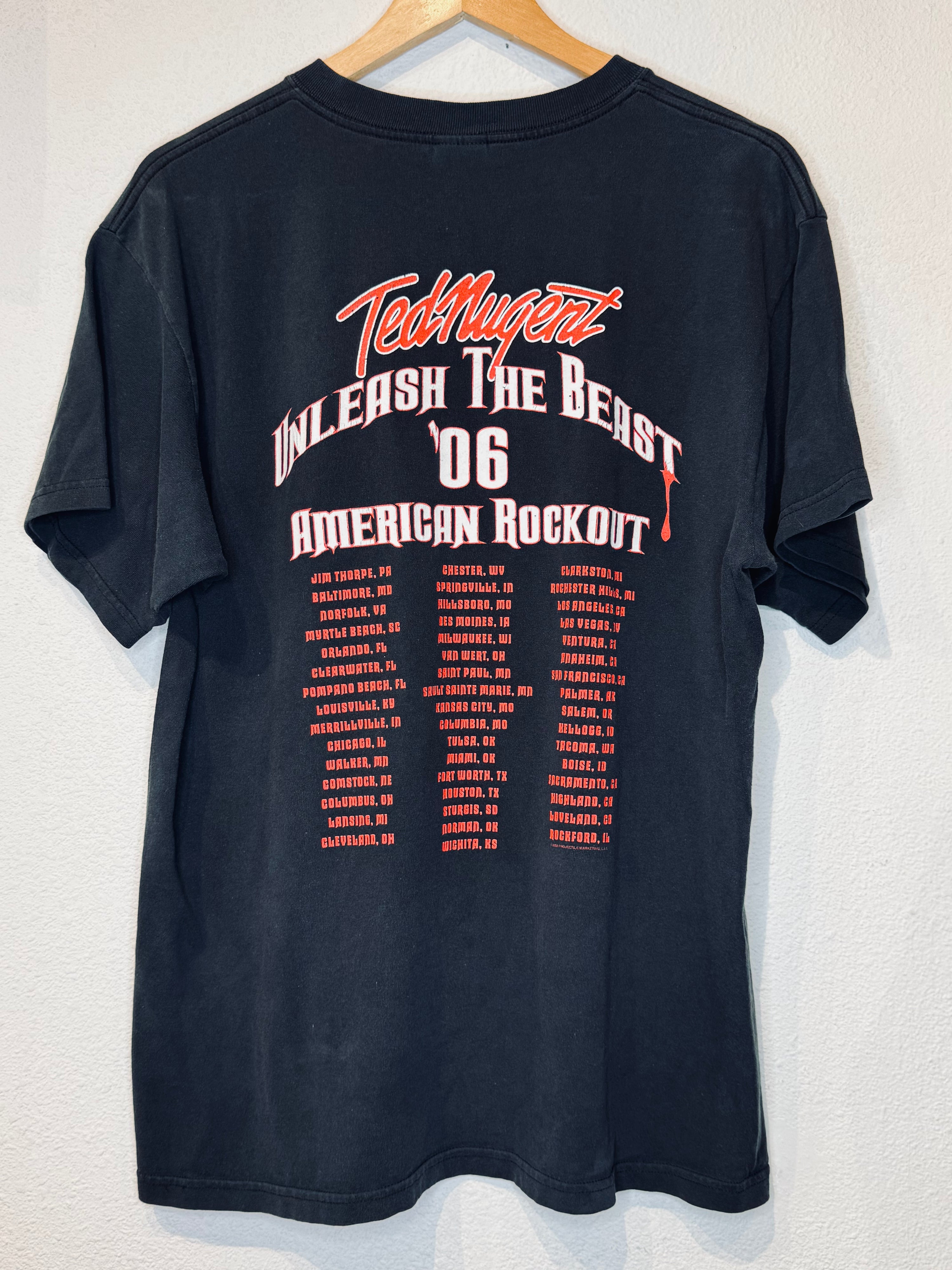 Ted Nugent Unleash the Beast Vintage Tee