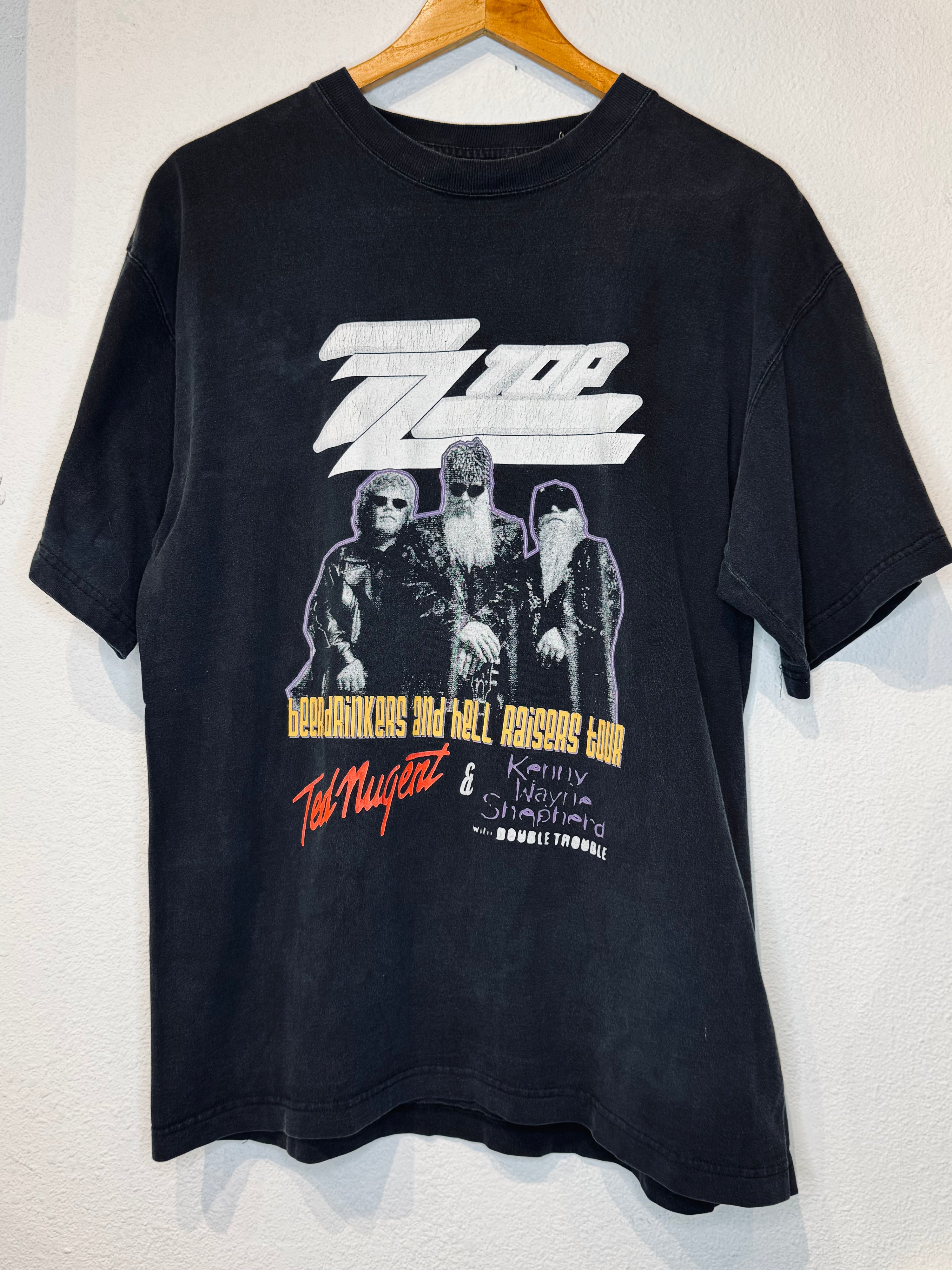 ZZ Top Beer Drinkers Hell Raisers Vintage Tee