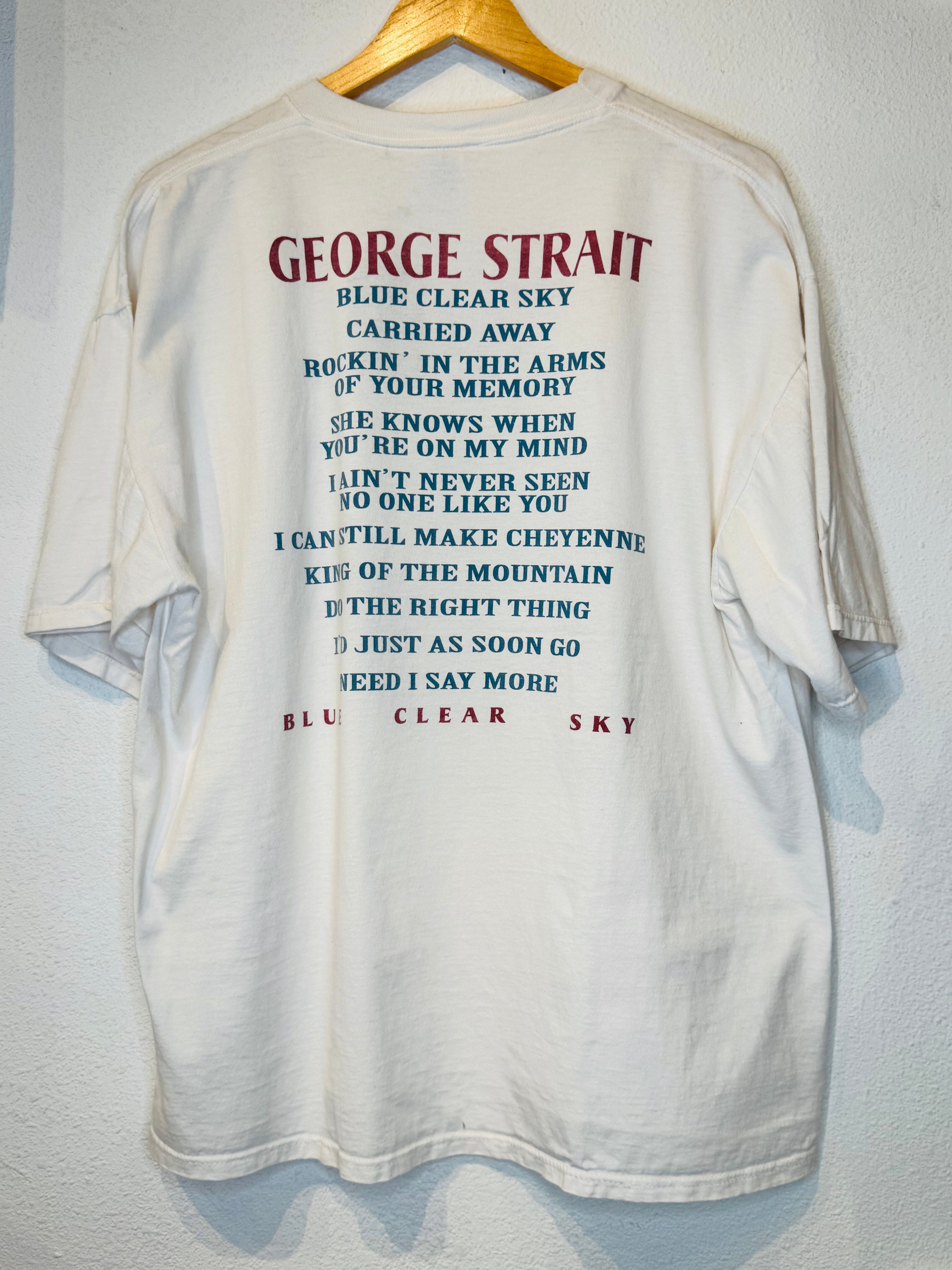 George Strait Blue Sky Vintage Tee