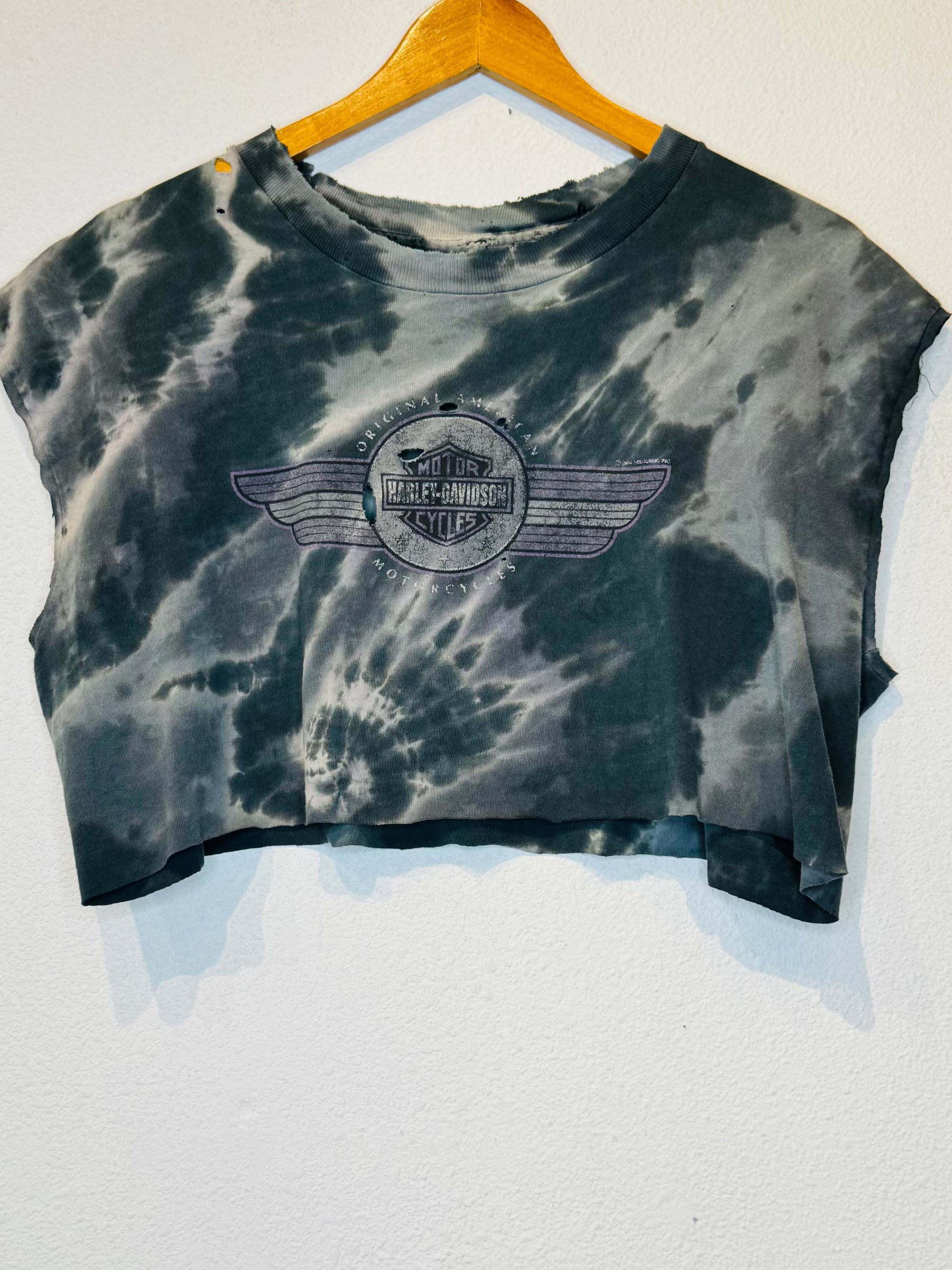 Tie Dye Harley Vintage Crop Tank