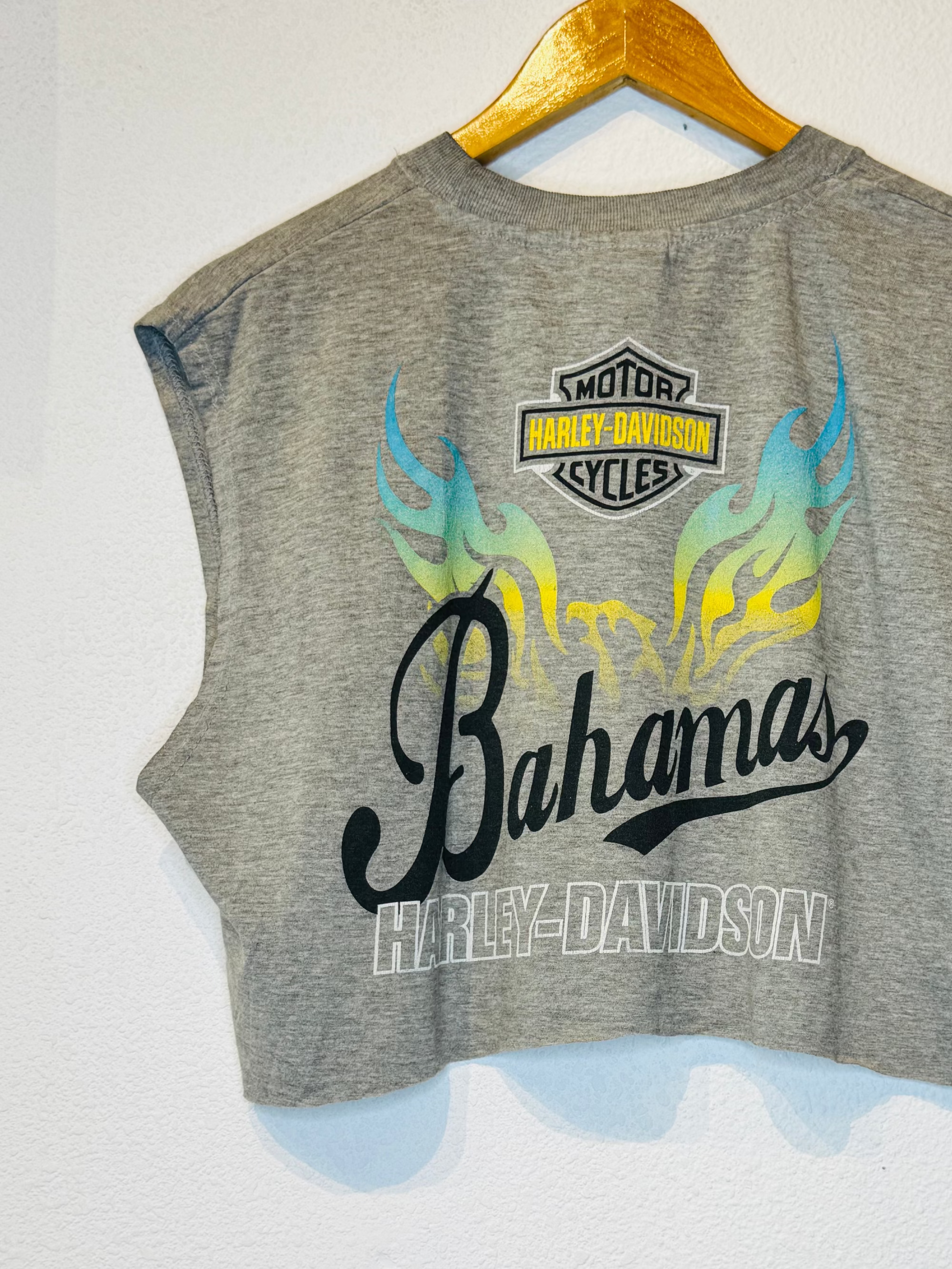 Bahamas Harley Vintage Crop Tank