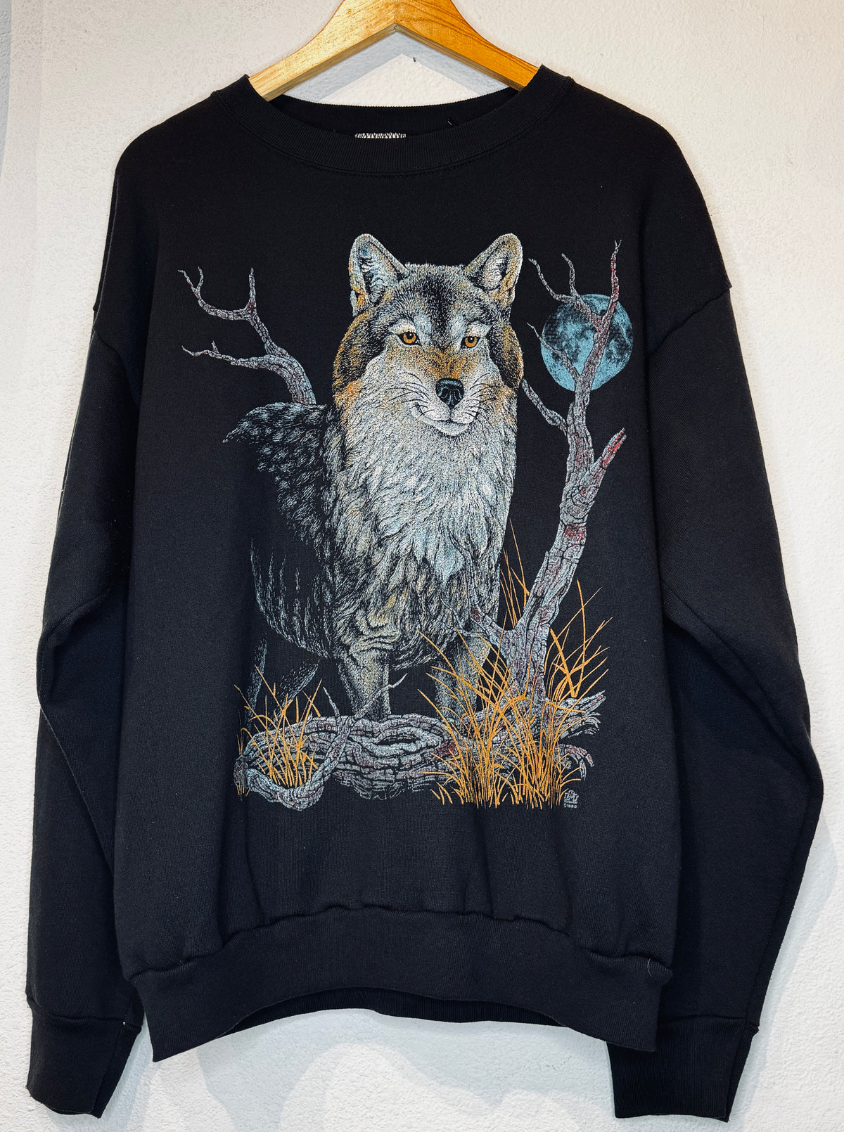 90s Wolf Vintage Crewneck