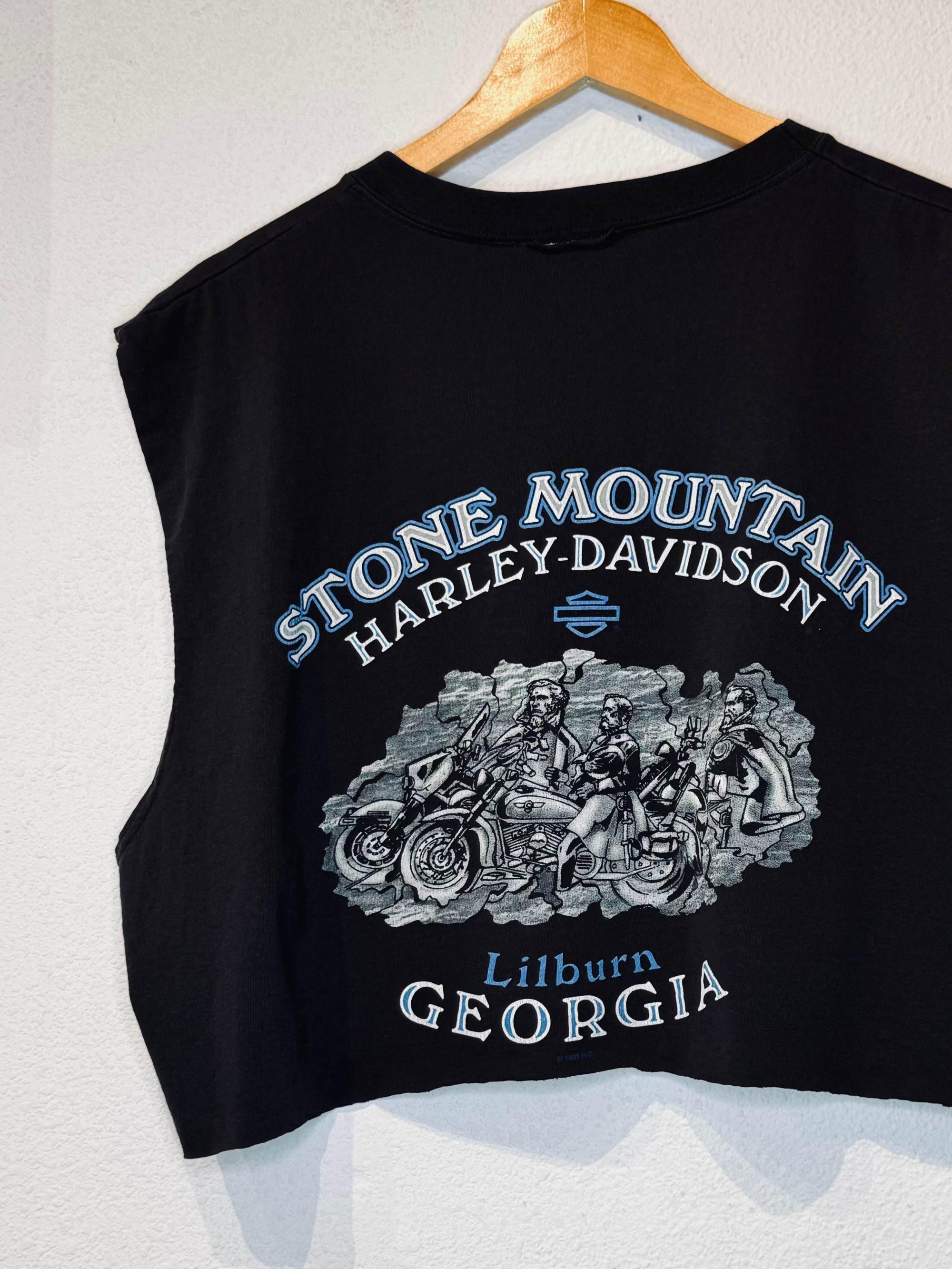 Ridin Out the Storm Harley Vintage Crop Tank