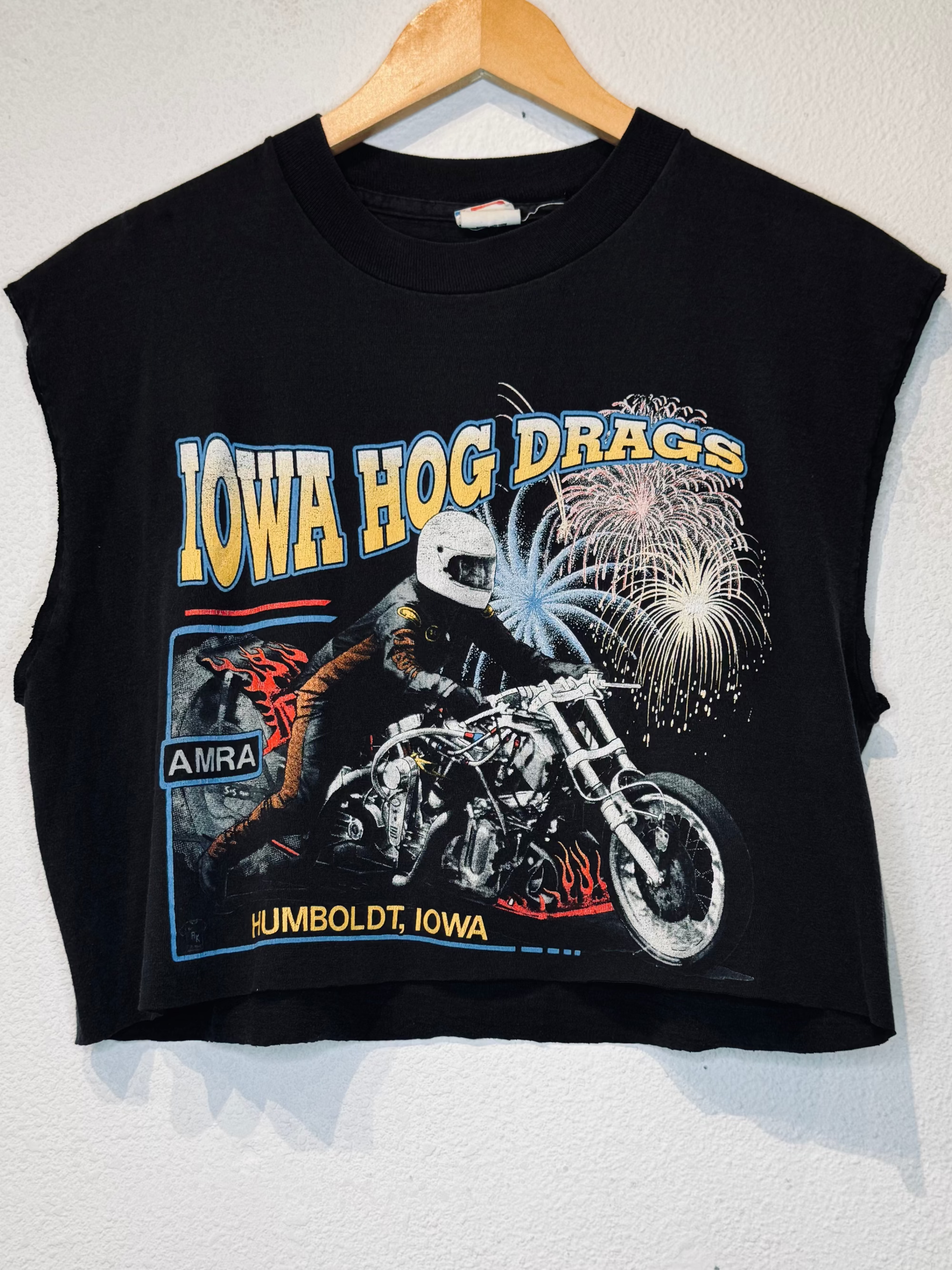 Iowa HOG Drags Vintage Crop Tank