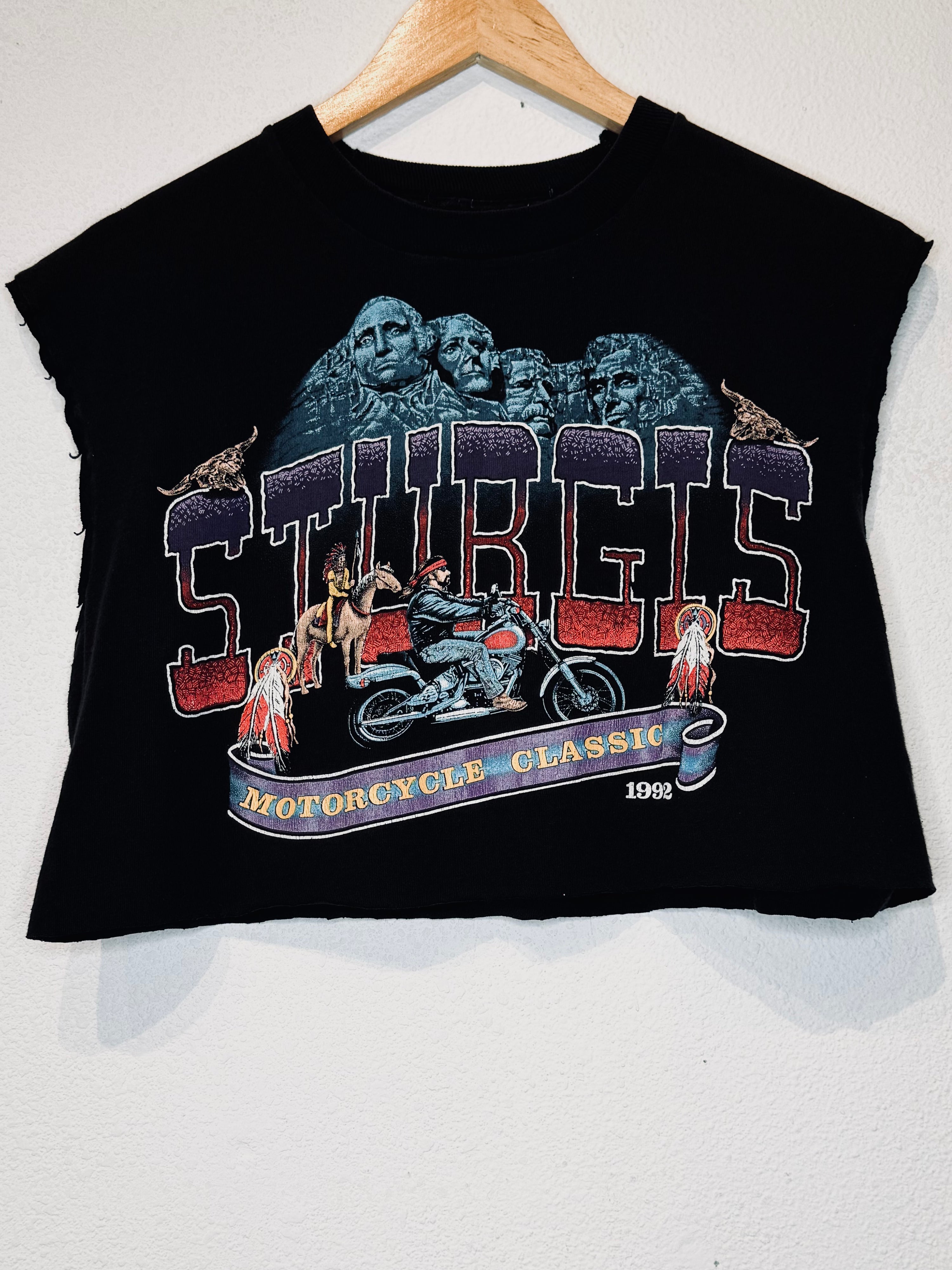 Sturgis '92 Vintage Crop Tank