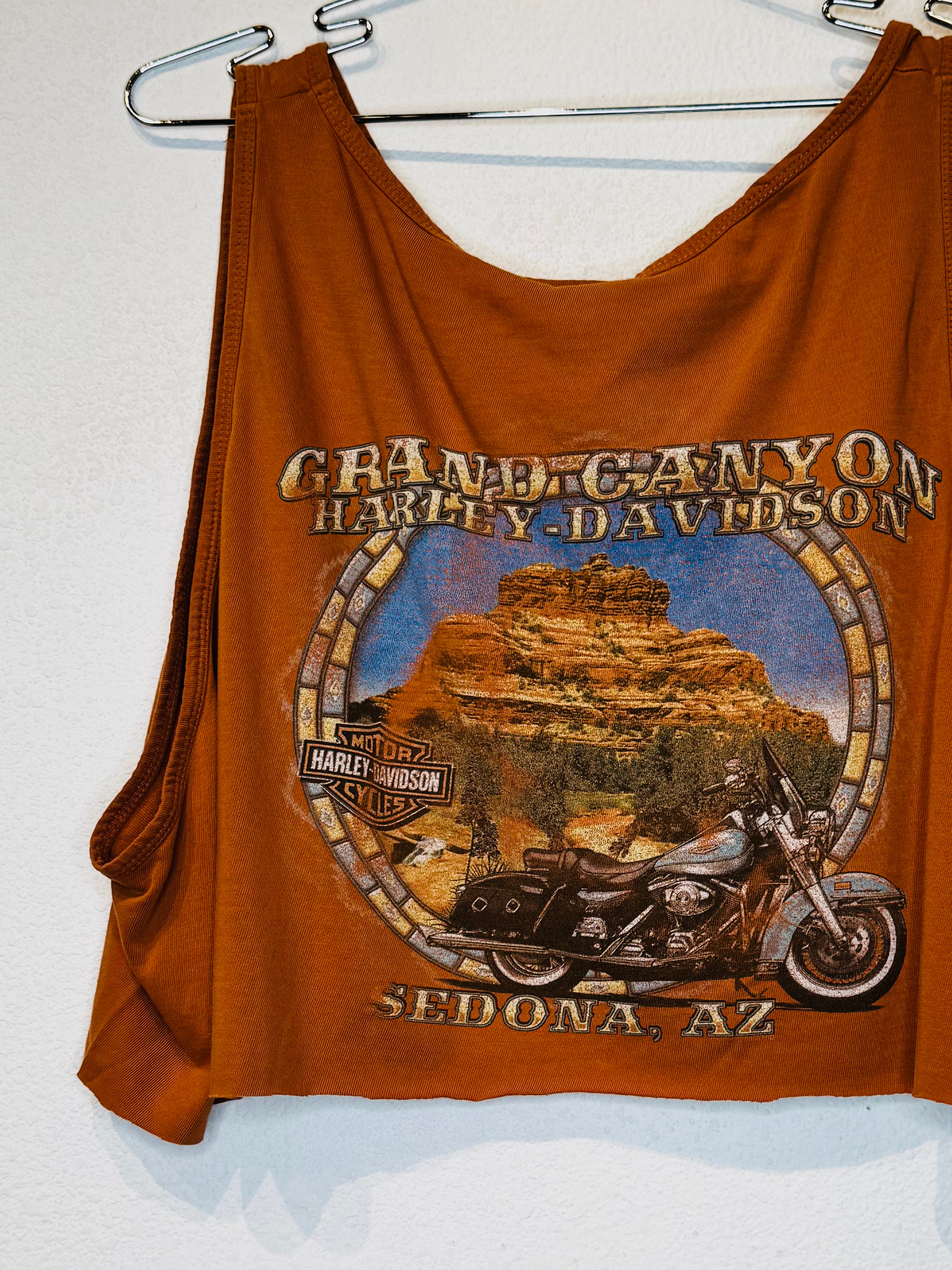 Sedona Harley Vintage Crop Tank