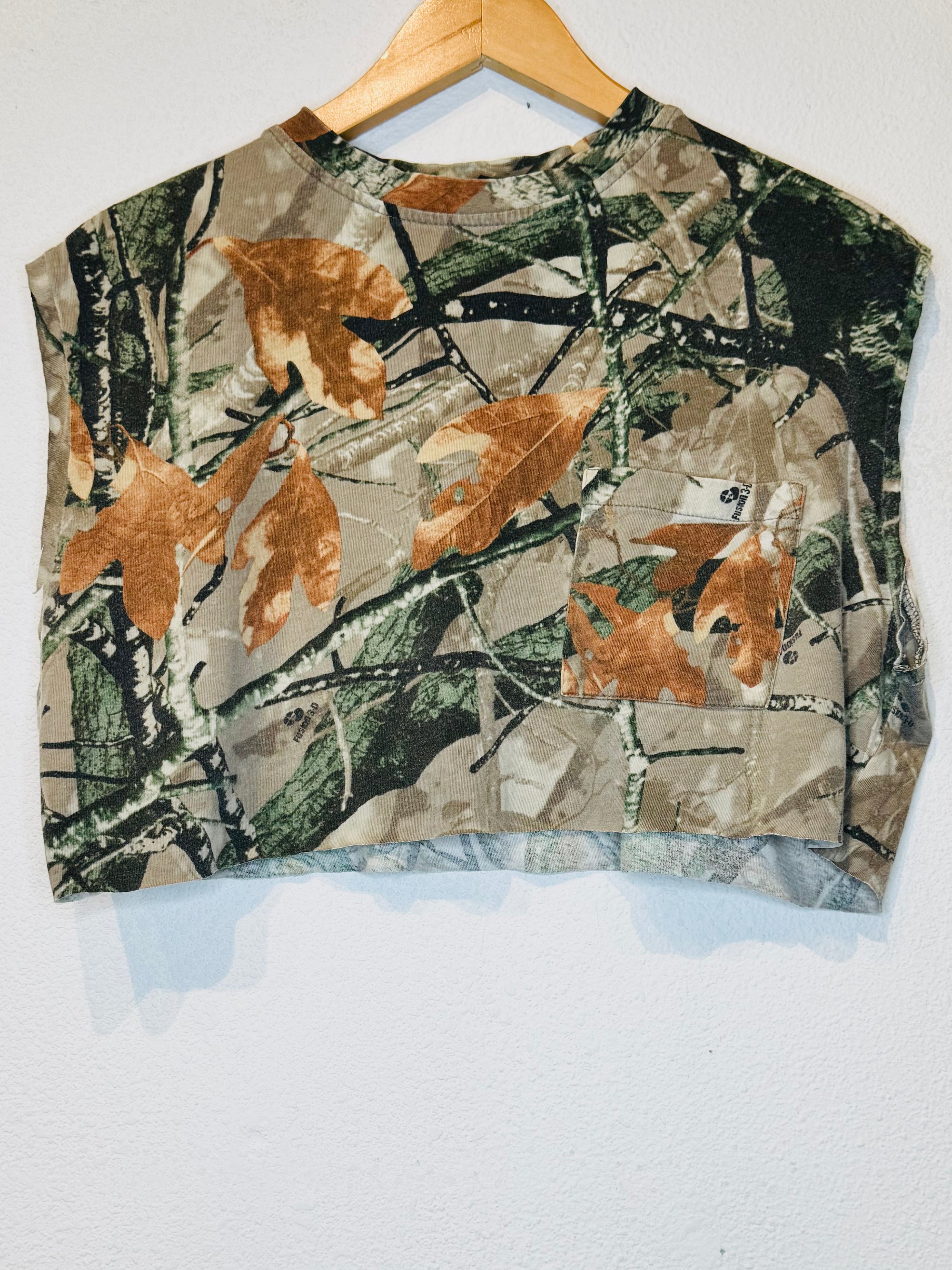 Fusion 3D Camo Vintage Crop Tank
