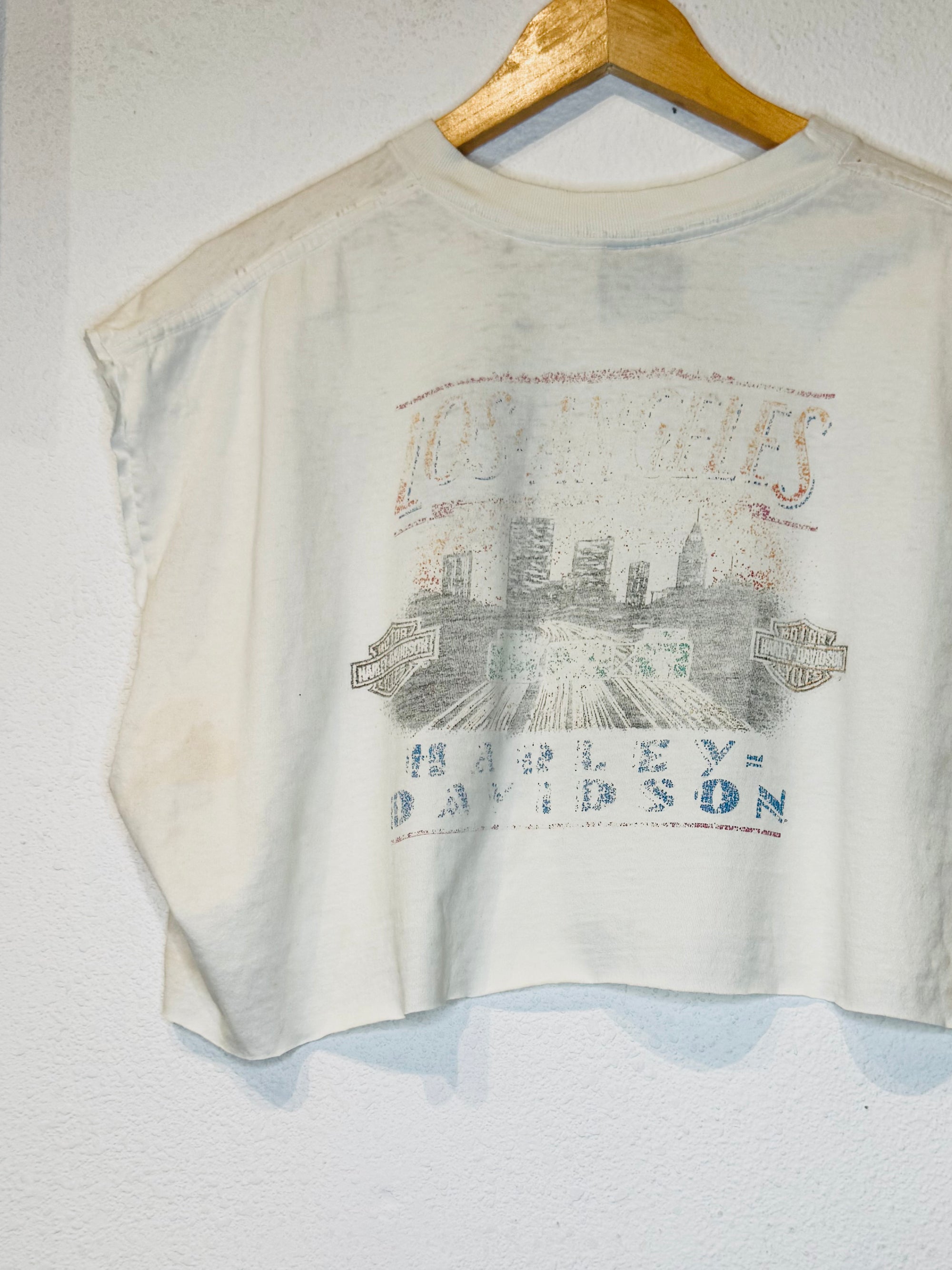 Los Angeles Harley Vintage Crop Tank