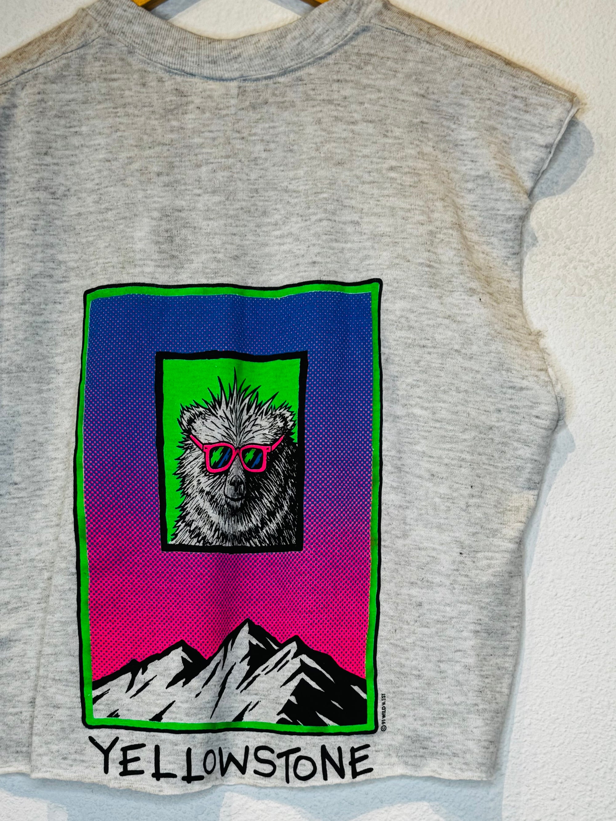 Yellowstone Bear Vintage Crop Tank