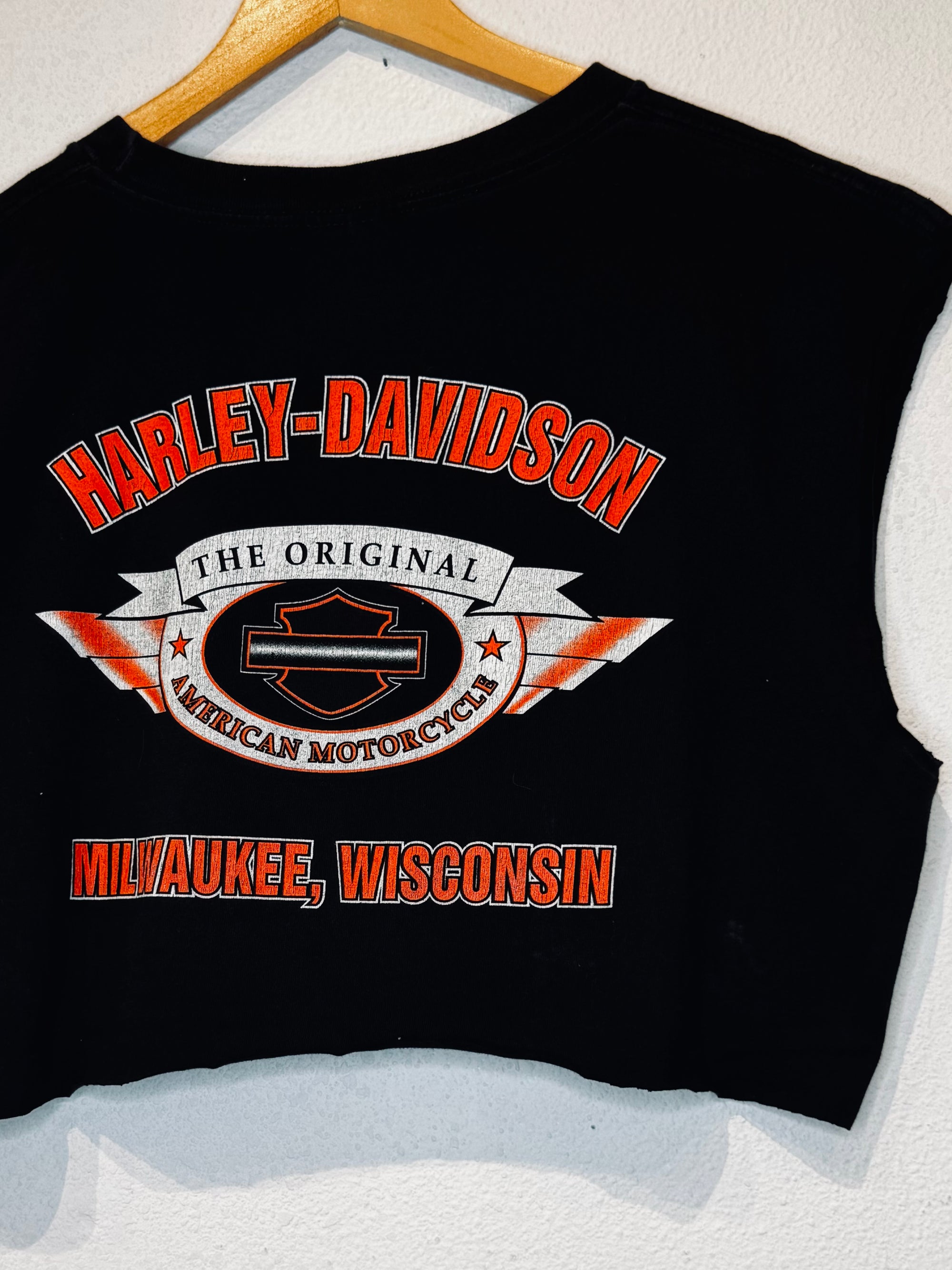 Roadhouse Harley Vintage Crop Tank