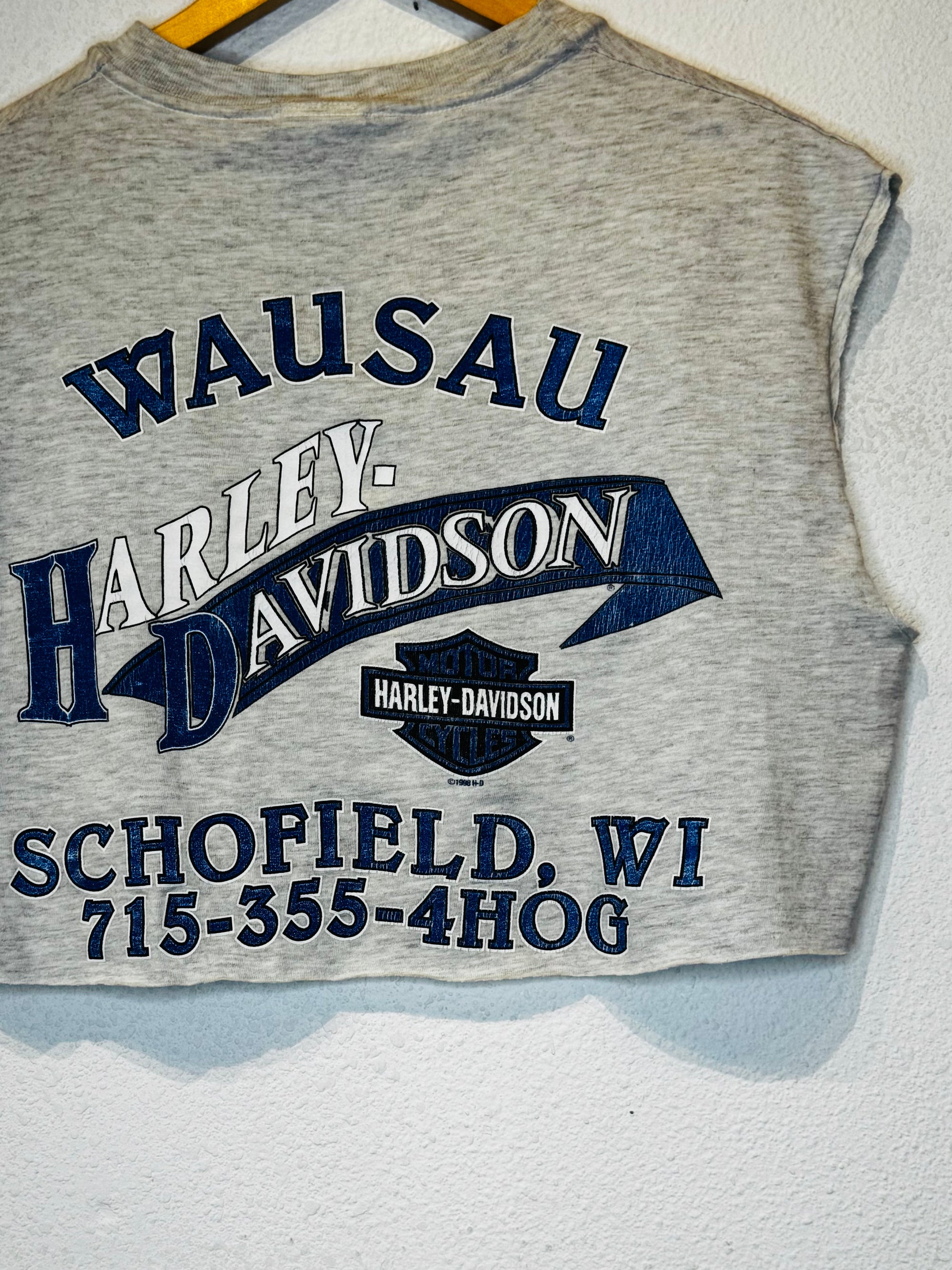 Wausau Harley Vintage Crop Tank