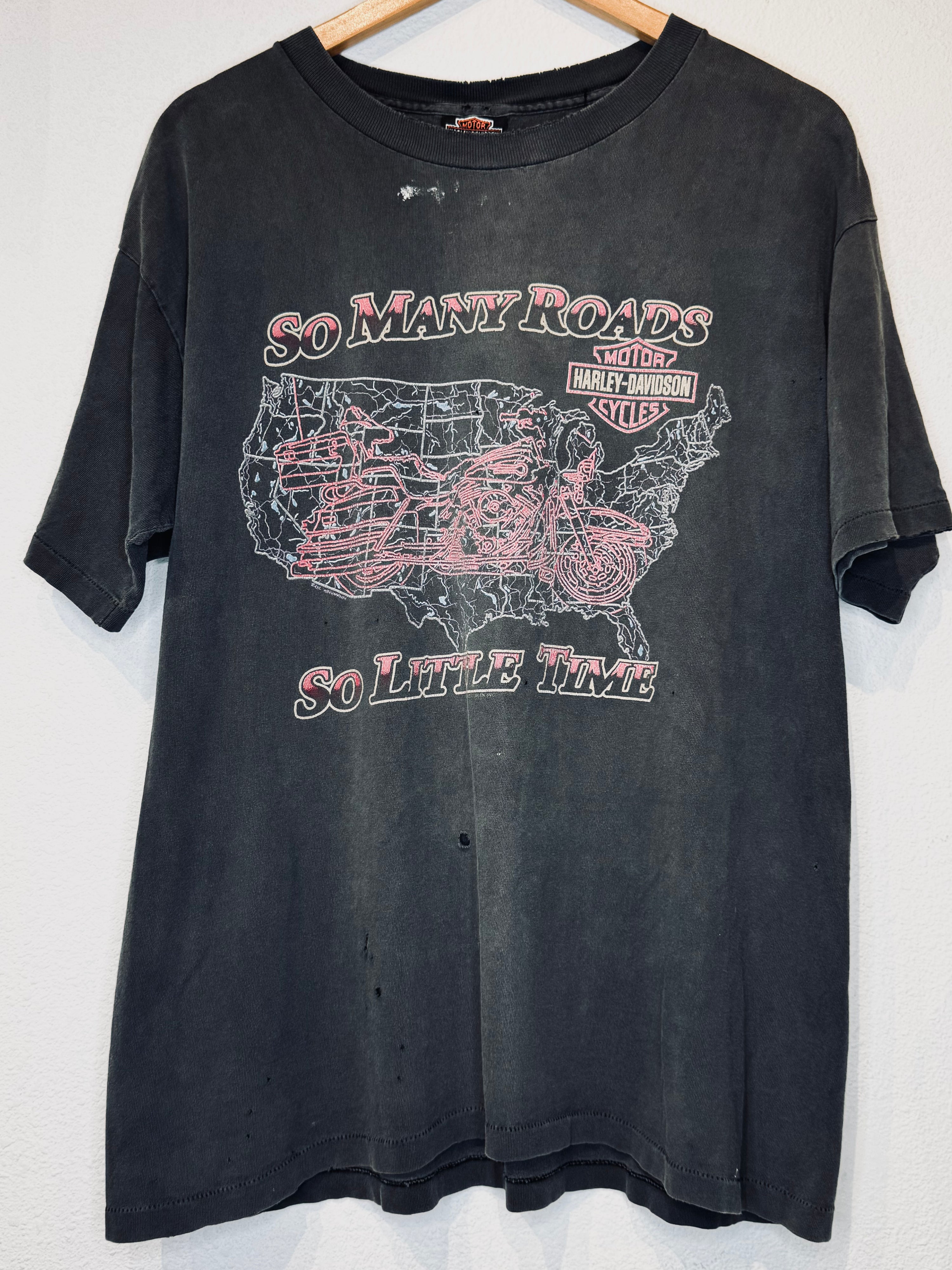 So Many Roads Harley Vintage Tee
