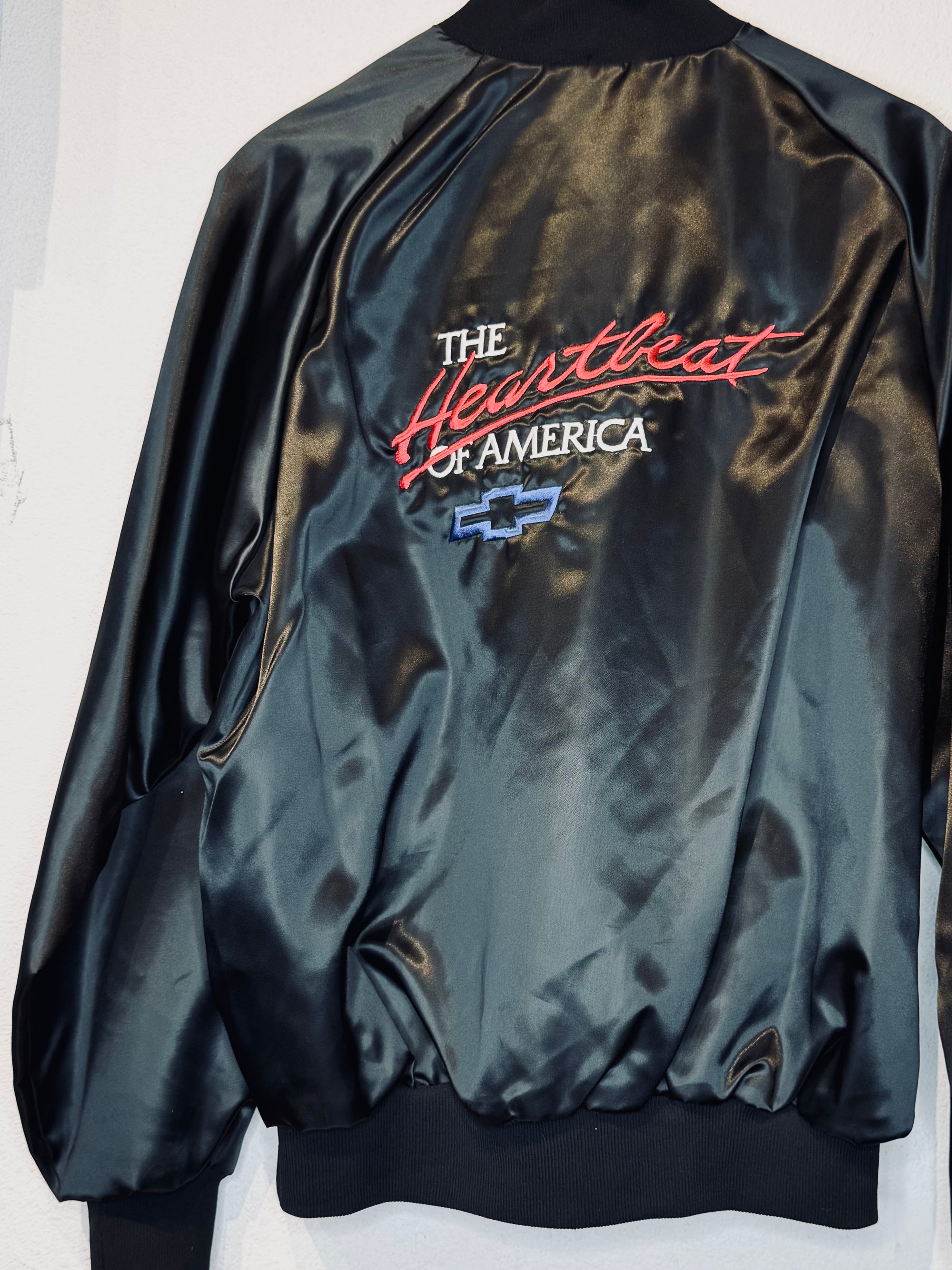 Chevy Heartbeat Vintage Bomber Jacket
