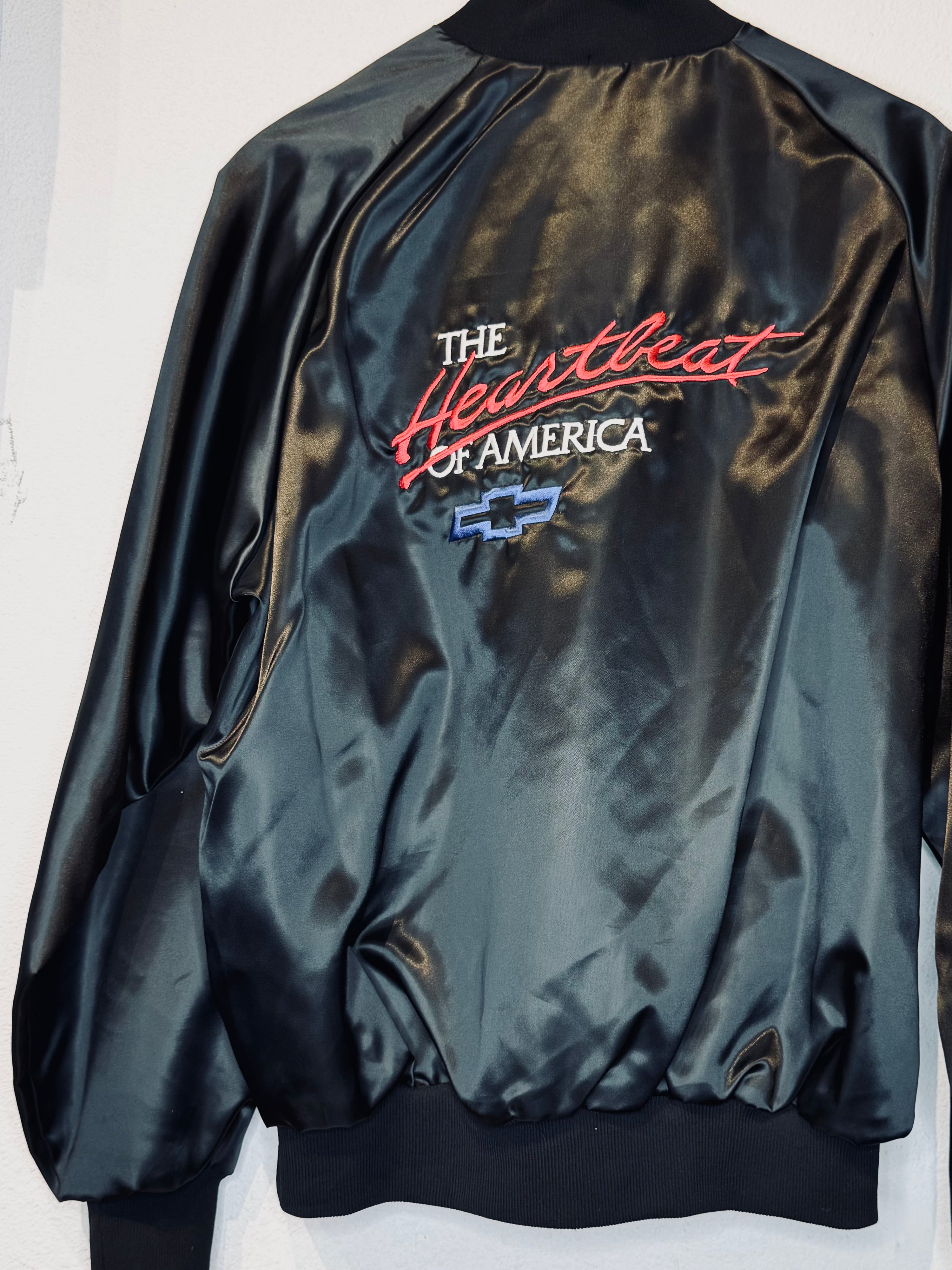Chevy Heartbeat Vintage Bomber Jacket