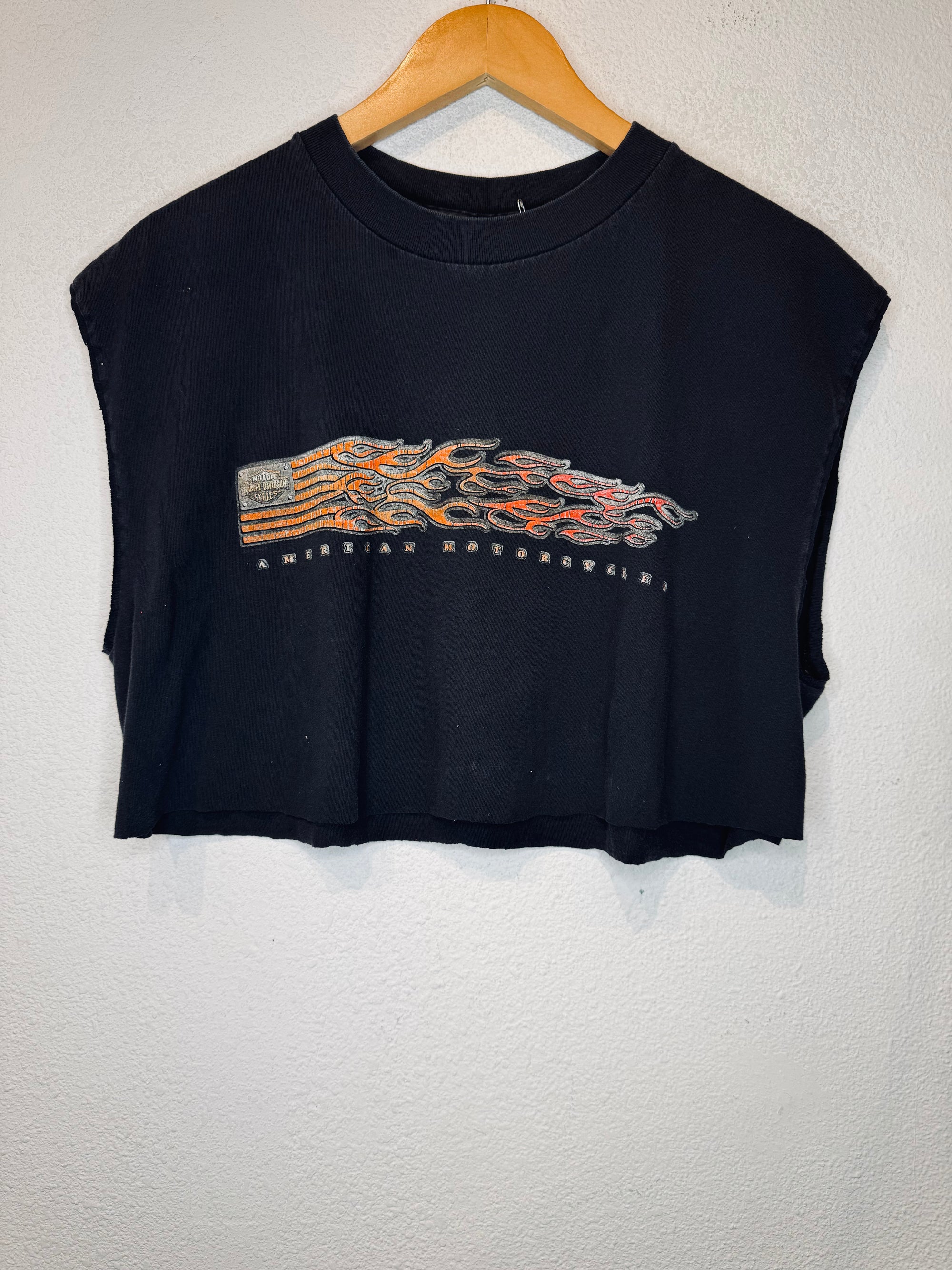 Barnett Harley Vintage Crop Tank