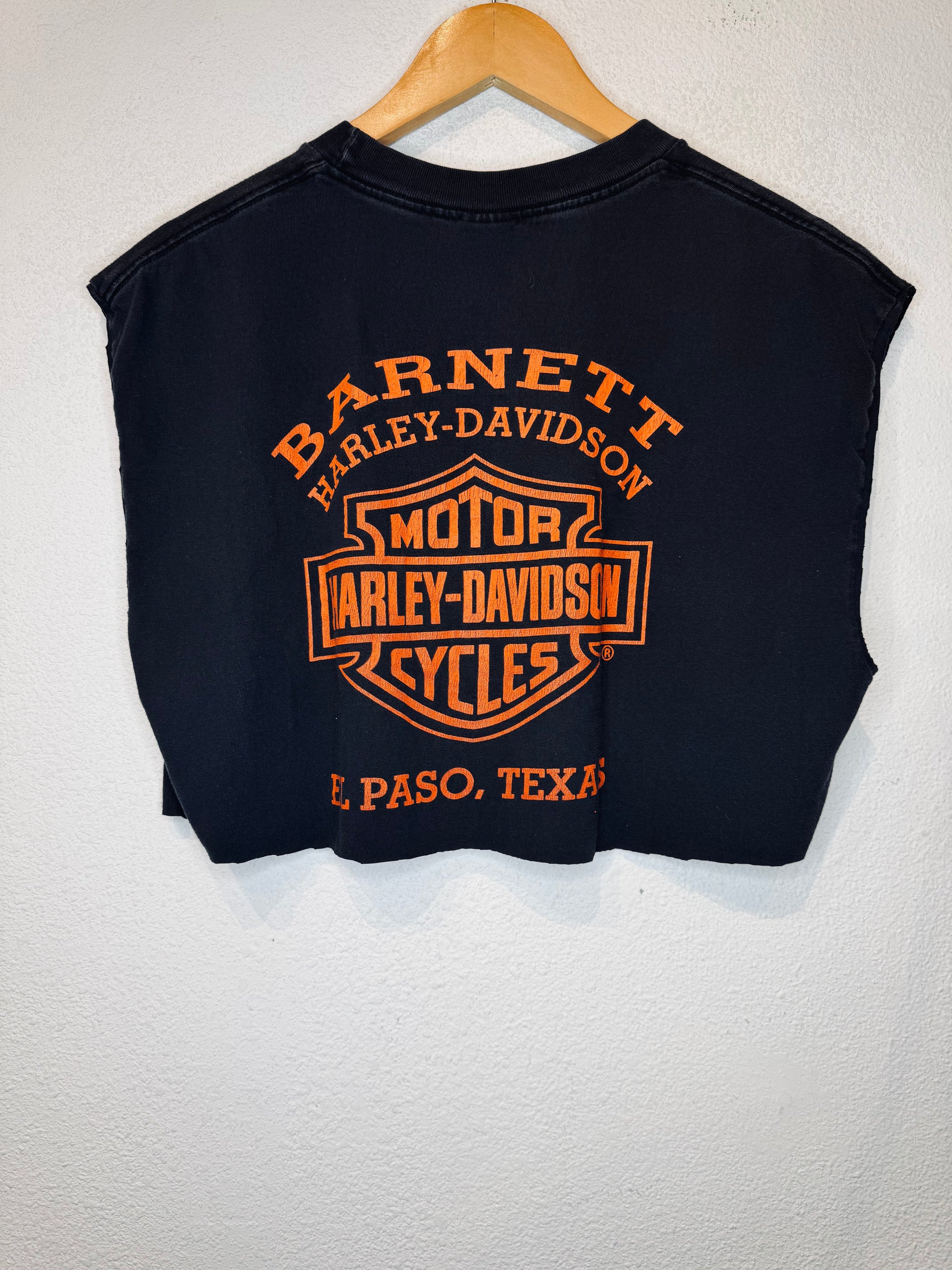 Barnett Harley Vintage Crop Tank