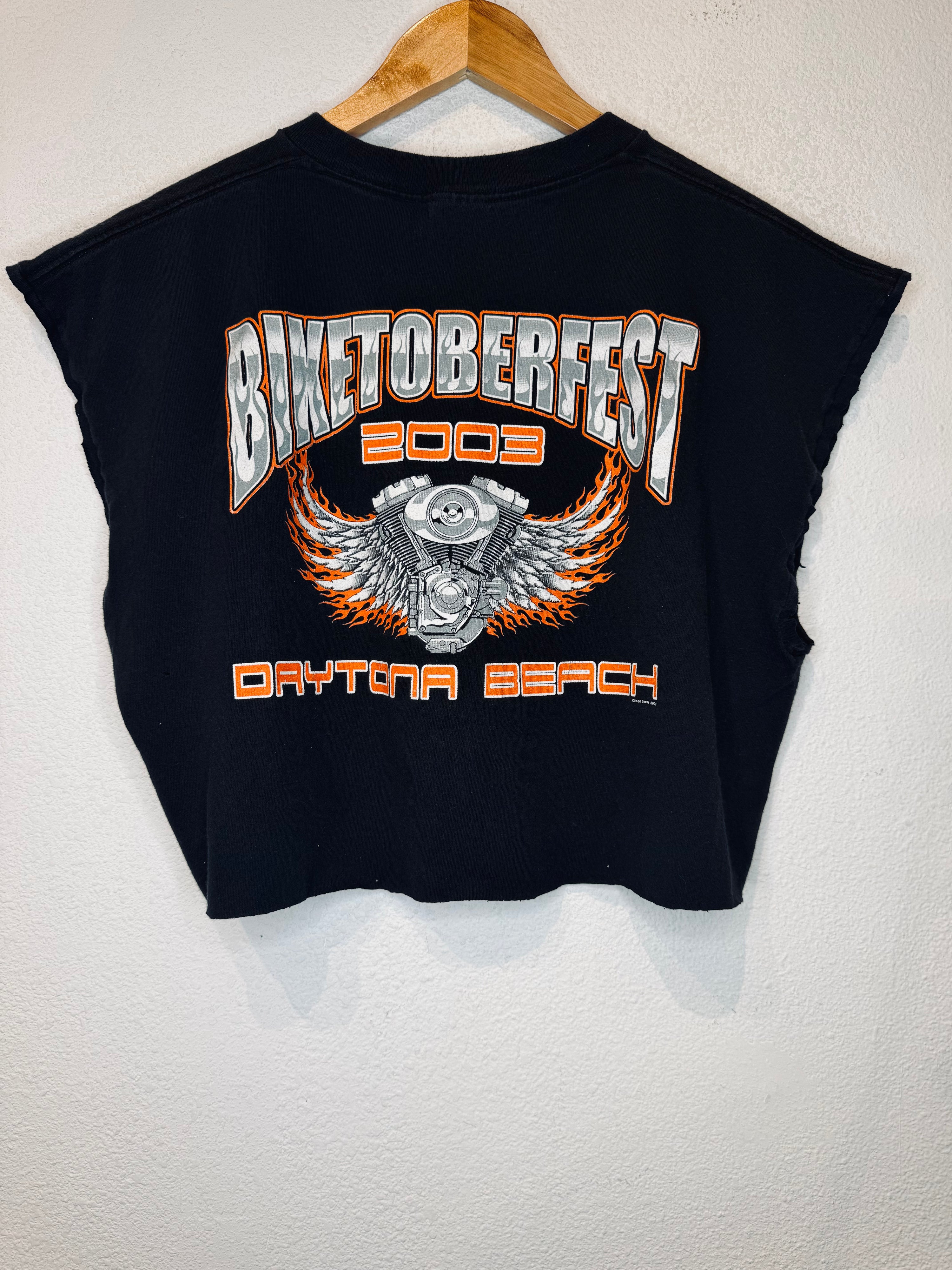 Biketoberfest Vintage Crop Tank